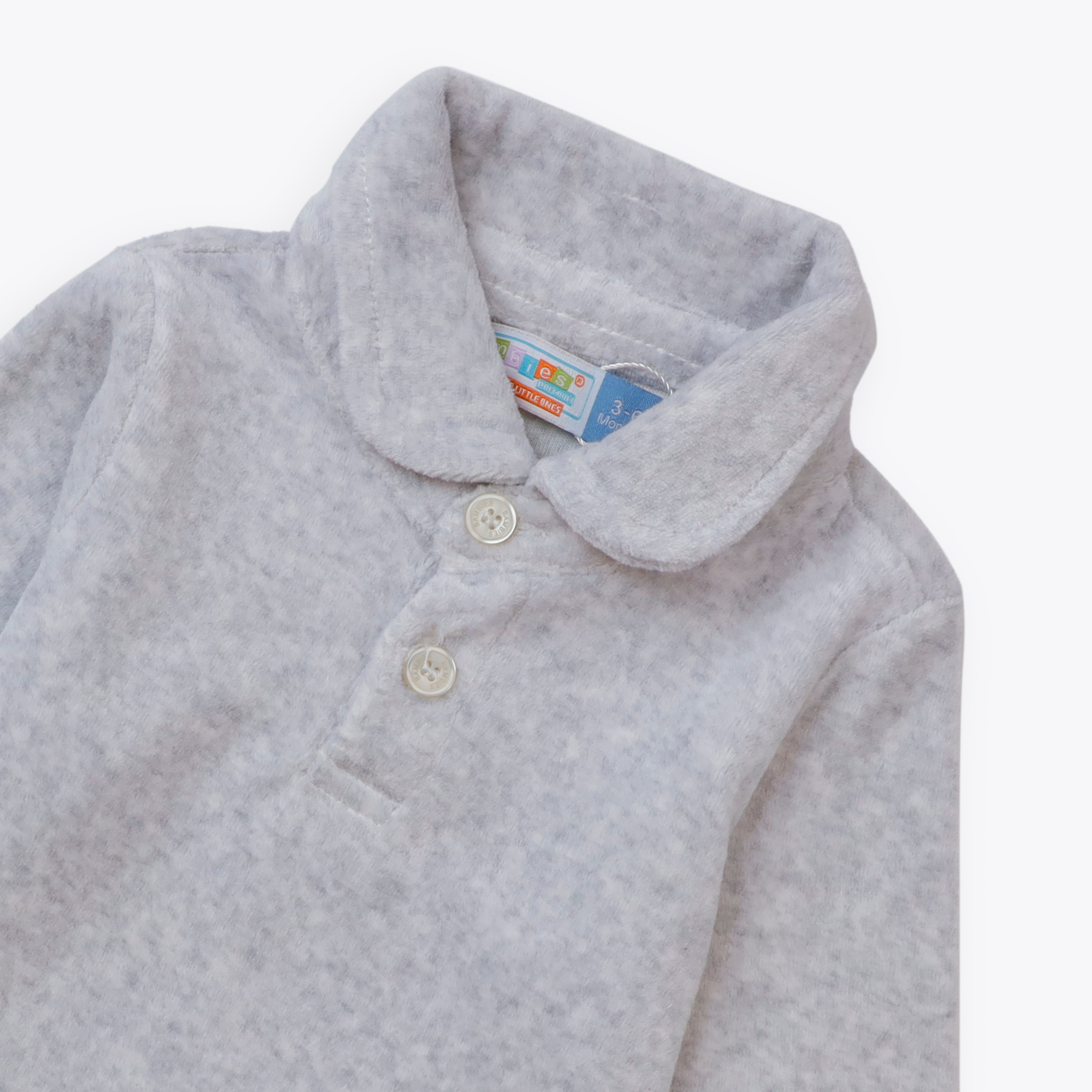 Shirt Collar Style H Grey Infant
