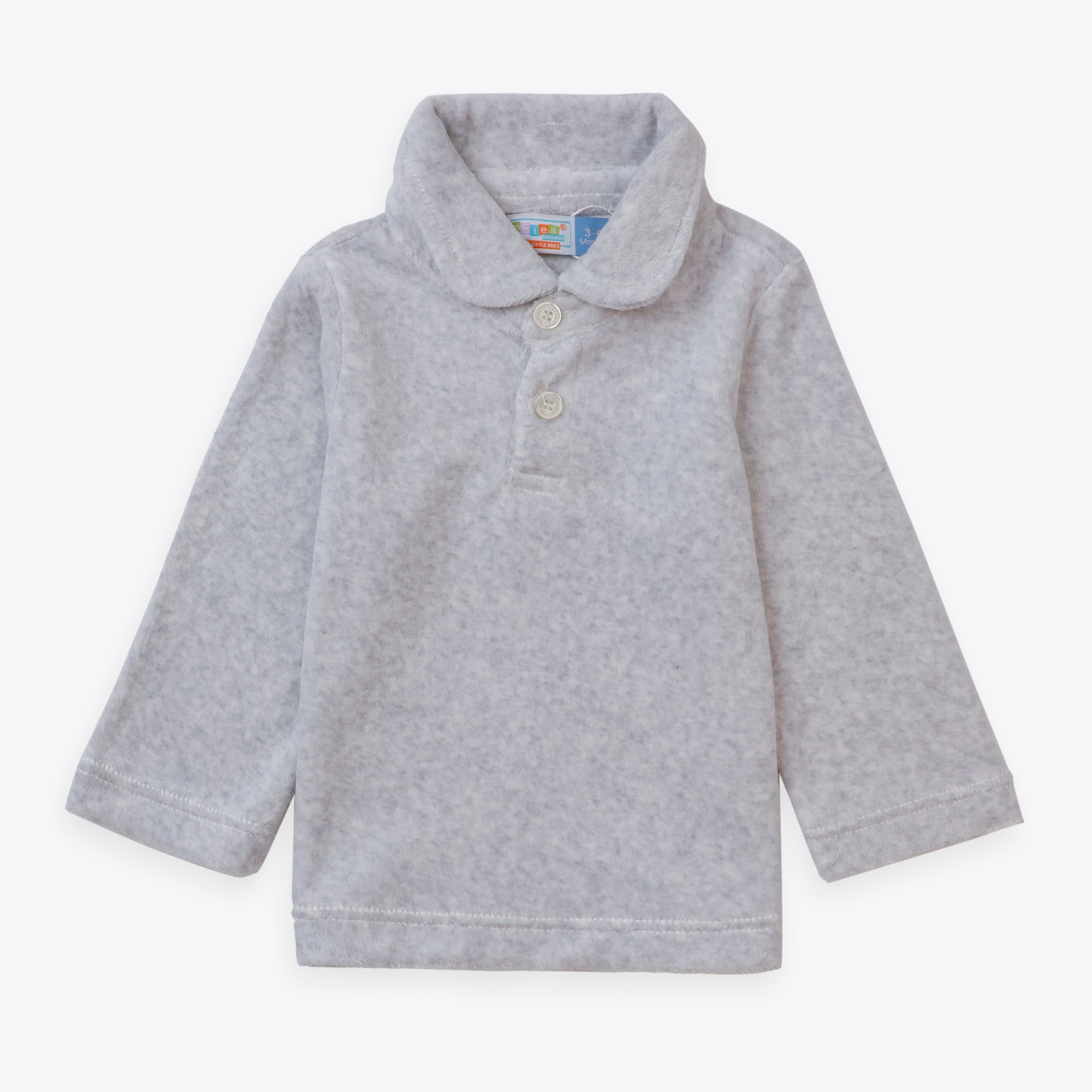 Shirt Collar Style H Grey Infant