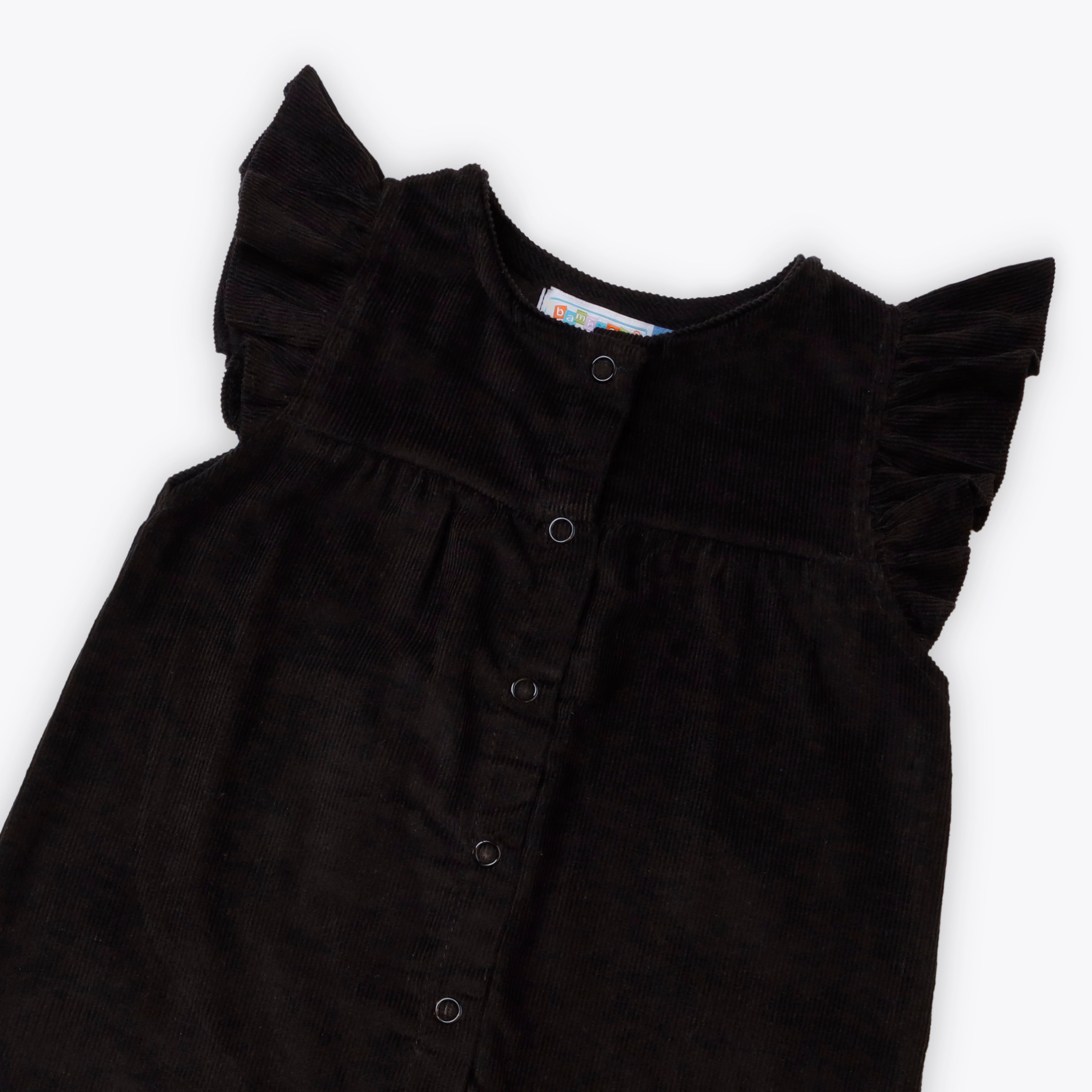 Jumpsuit Corduroy Black Infant