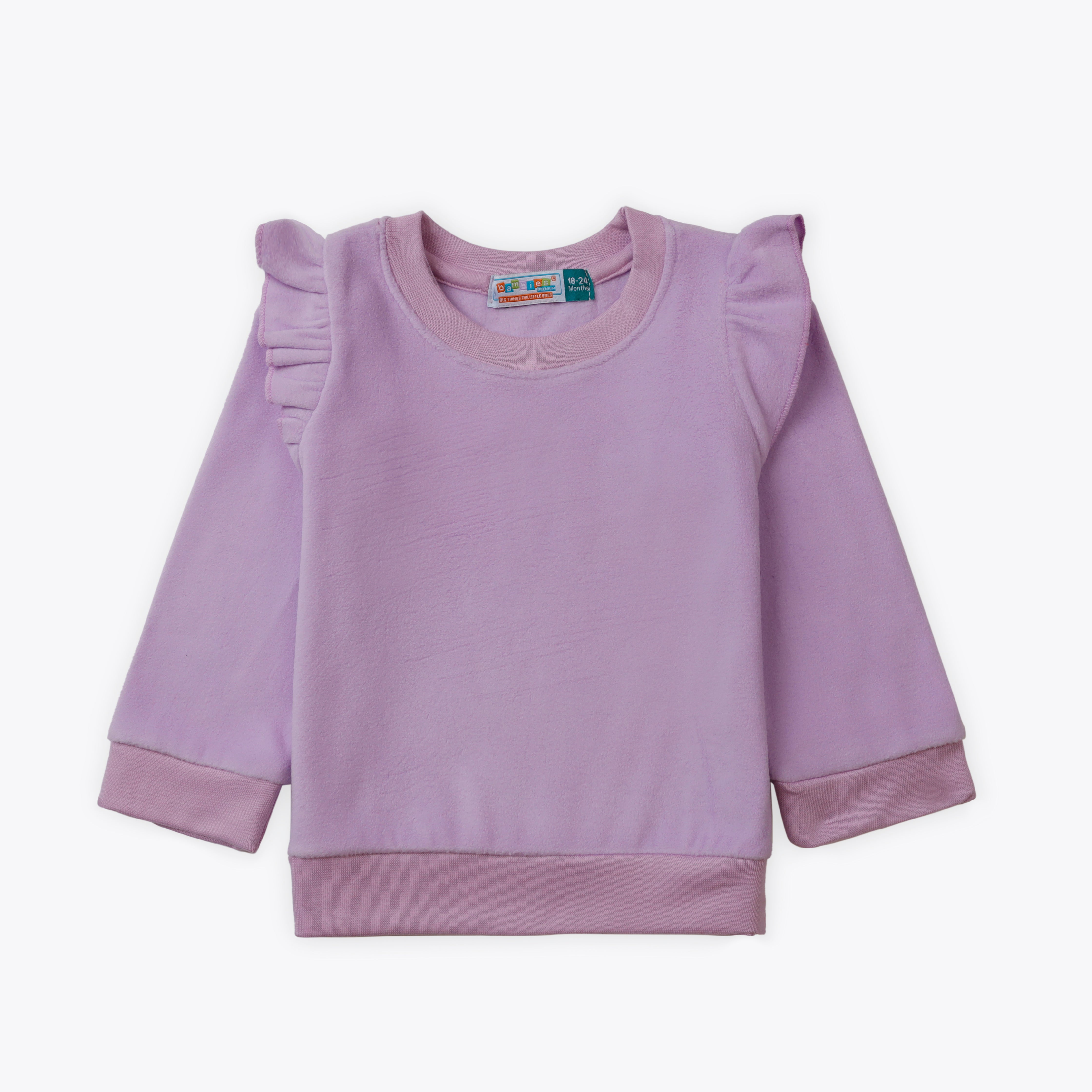 Sweatshirt Neck Lilac Infant