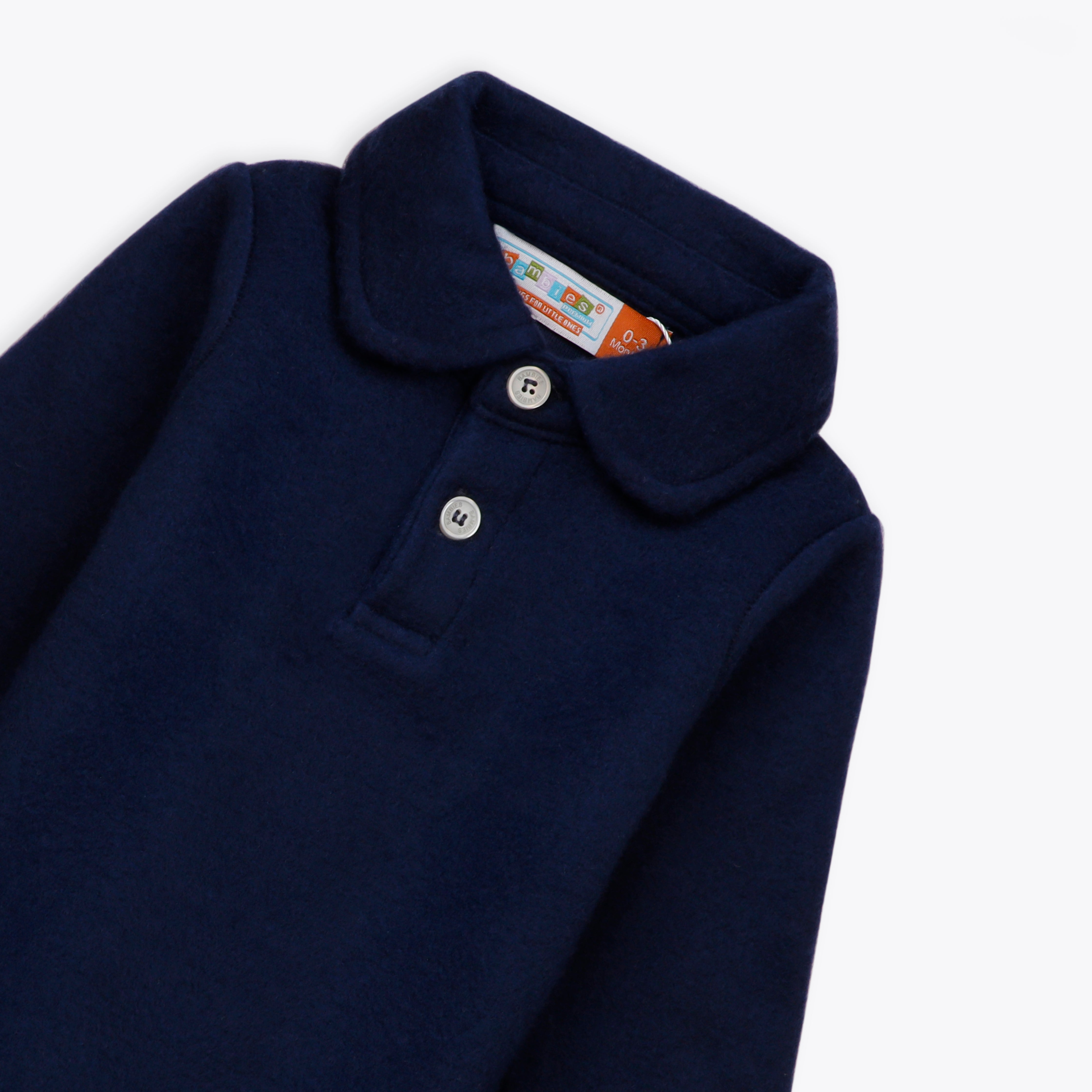 Shirt Collar Style Navy Infant