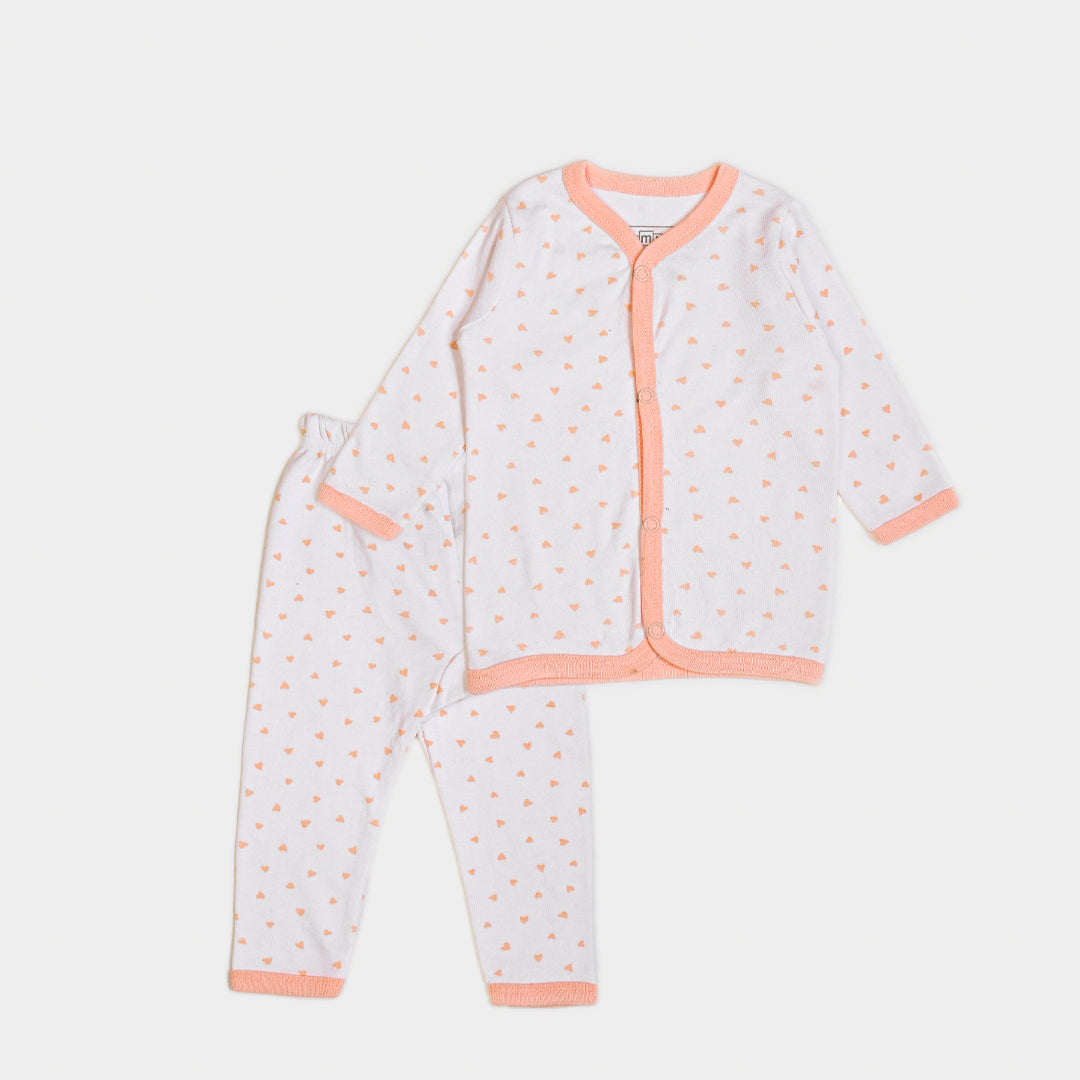 Zubaida's Bambies Night Suit "Peach Fruity Theme"