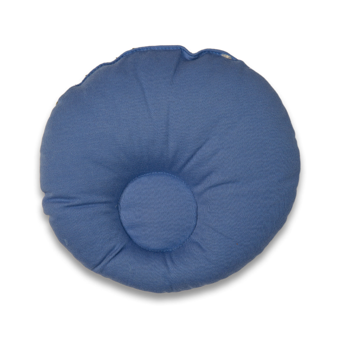 Round Pillow Lilac Flowers