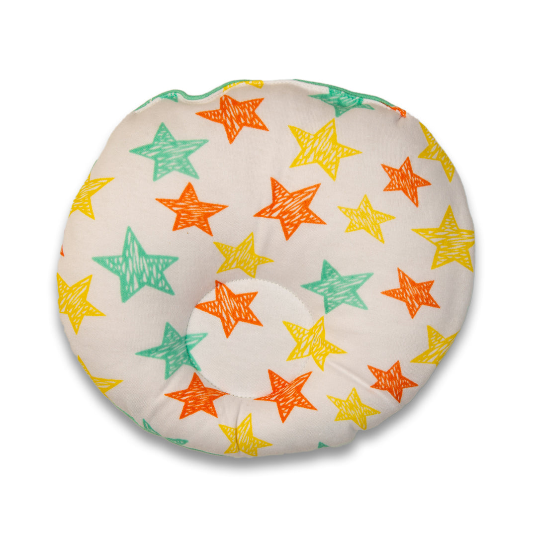 Round Pillow Ferozi Stars
