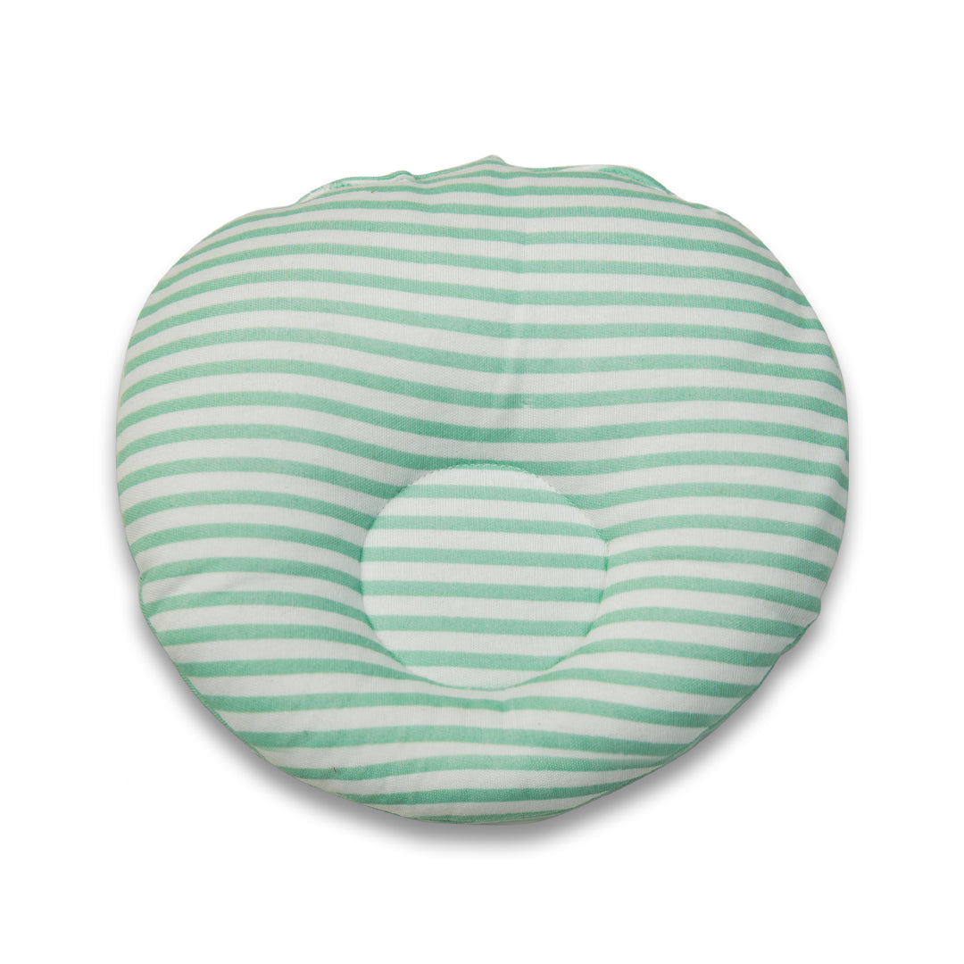Round Pillow Ferozi Stripes