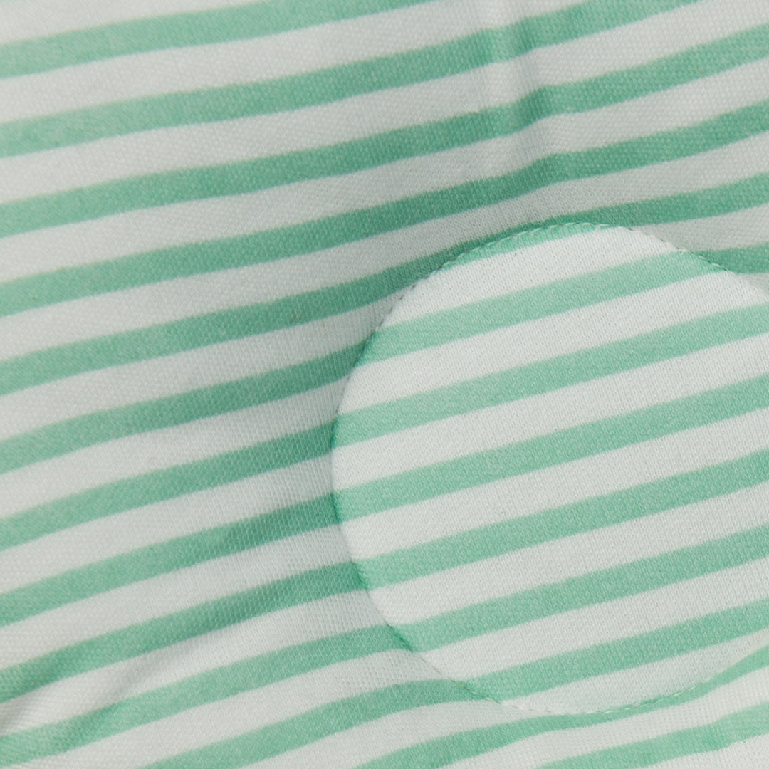 Round Pillow Ferozi Stripes