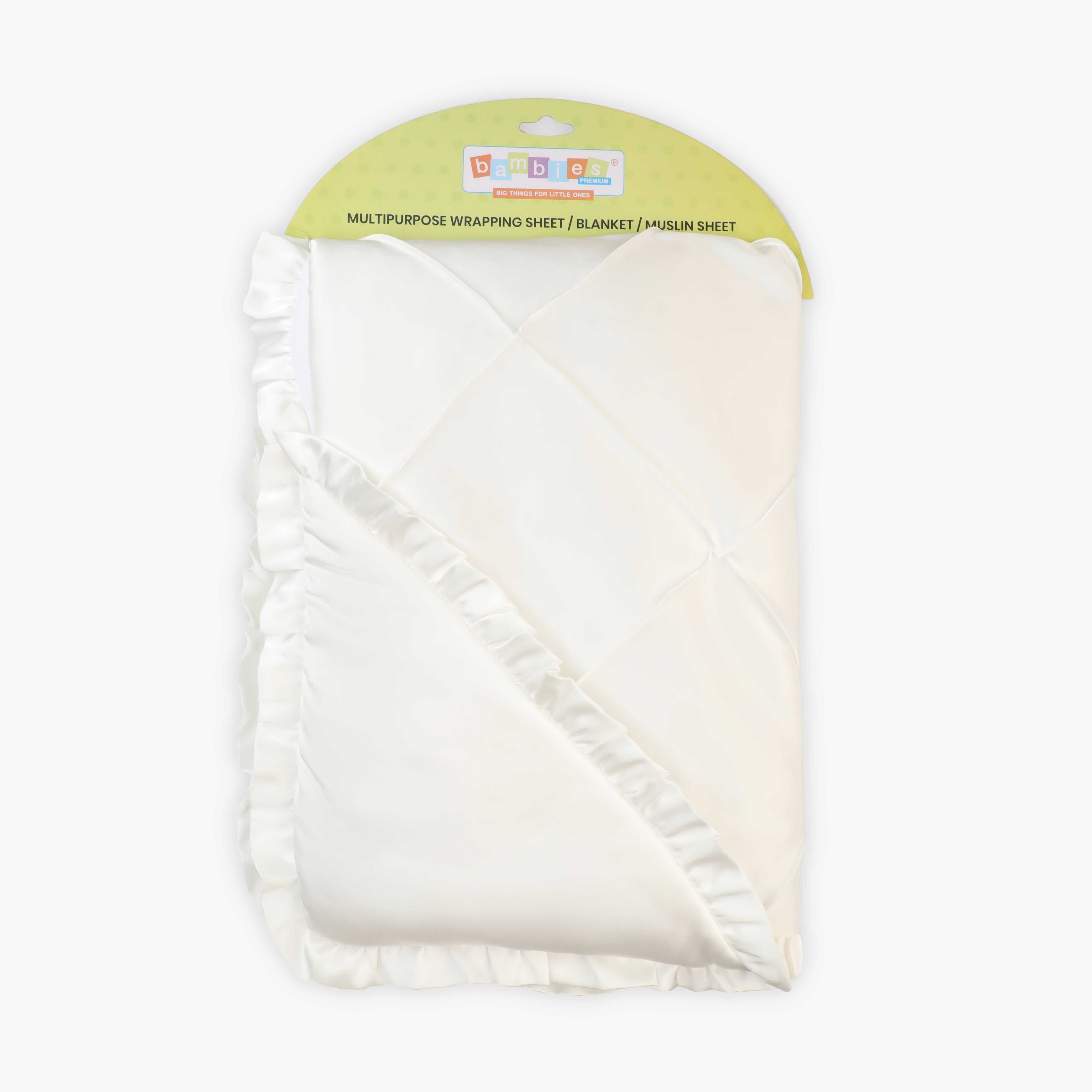 Wrapping Sheet Satin White