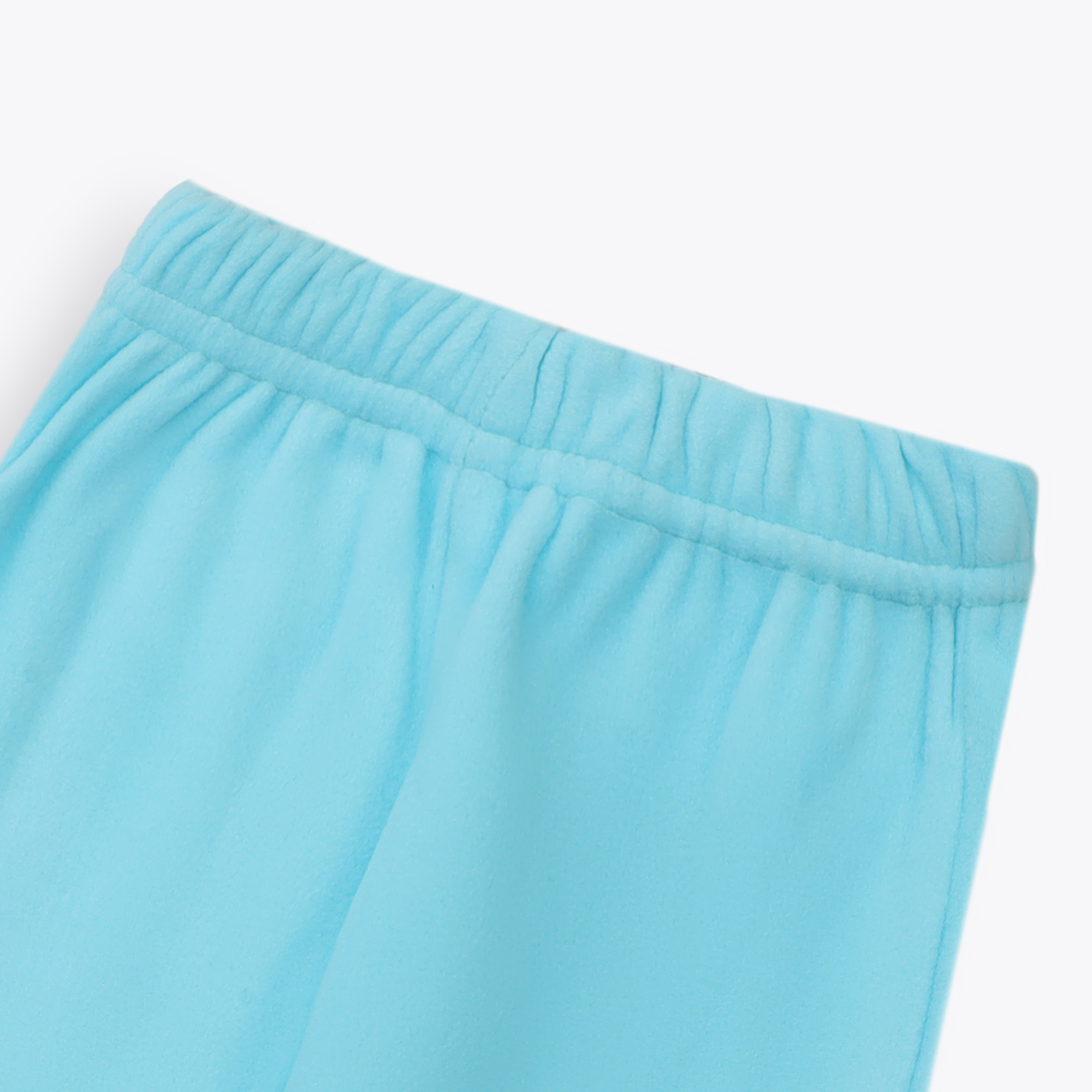 Pajama Fleeces Frill Blue Infant