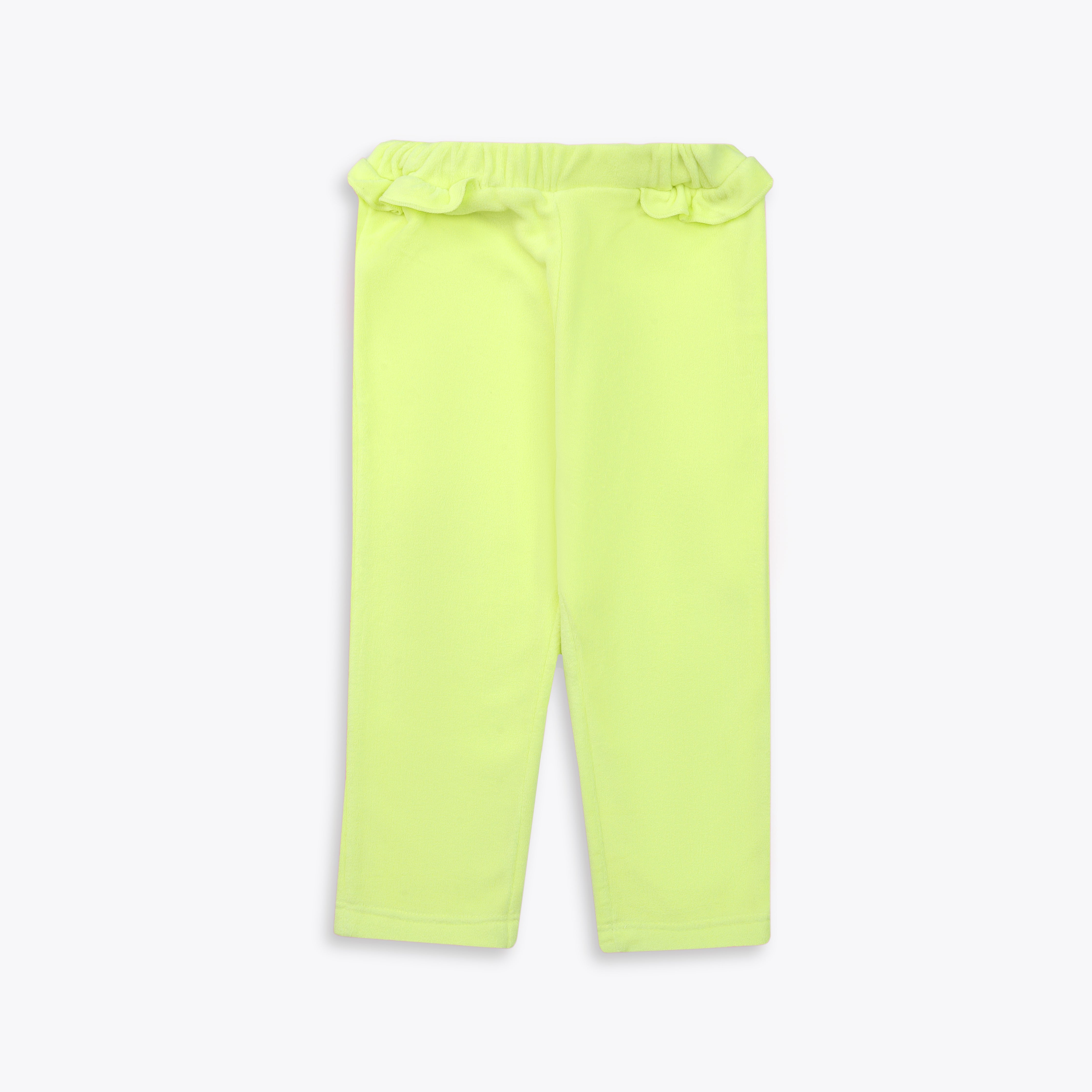 Pajama Fleeces Frill Green Infant