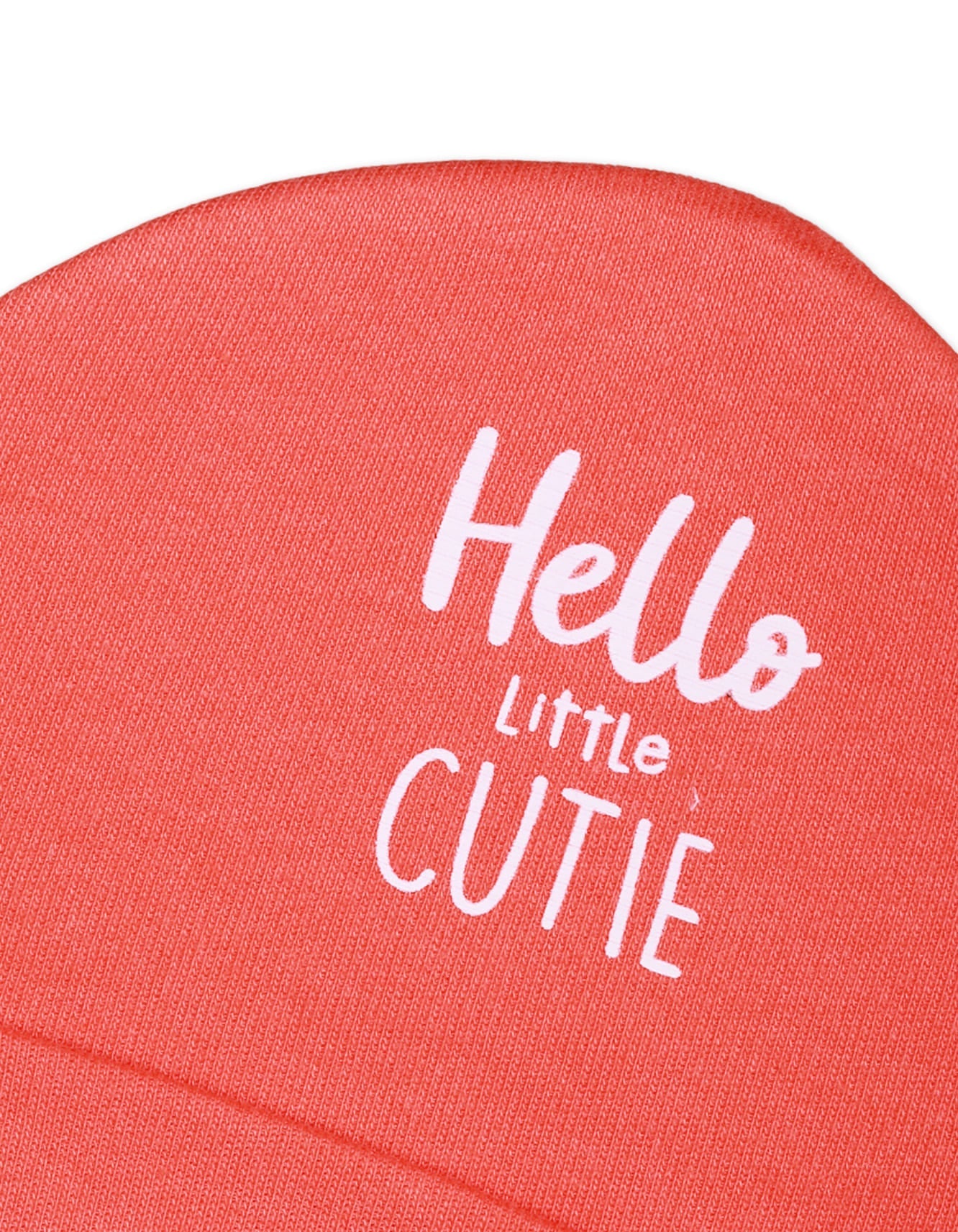 Zubaida's Baby Cap With Orange Teddy Theme - Small