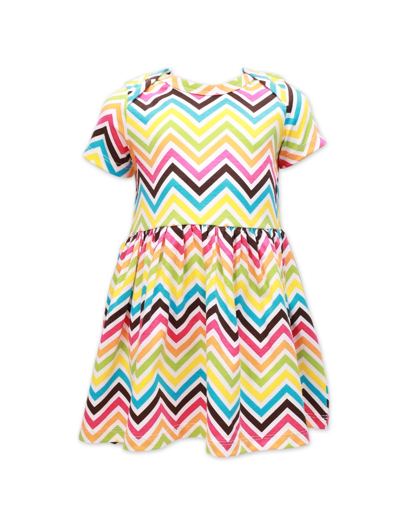Zubaida's Shortsleeves Vibrant Dress - Zubaidas Officialâ„¢