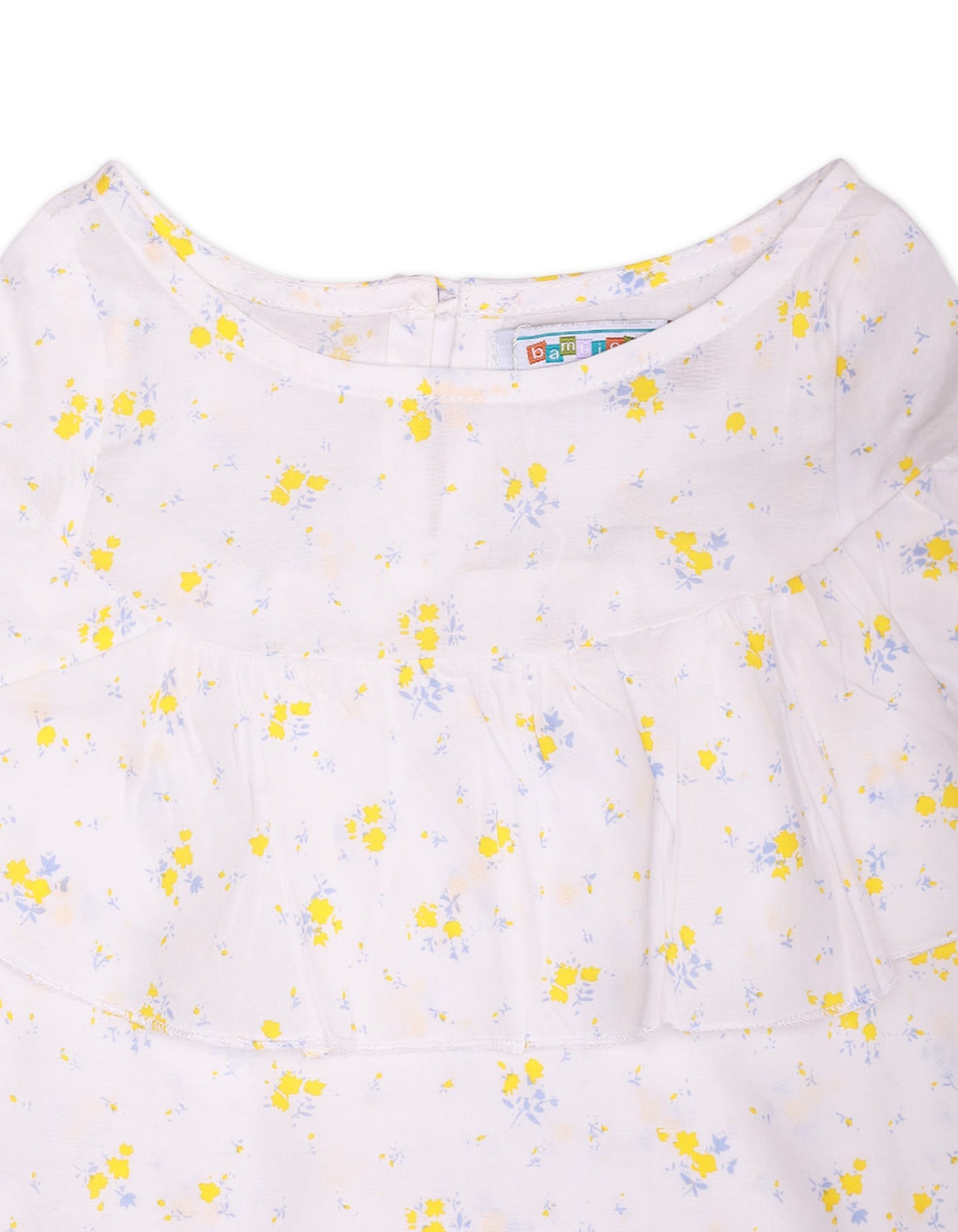 Zubaida's Flutter Sleeves Floral Dress - Zubaidas Officialâ„¢
