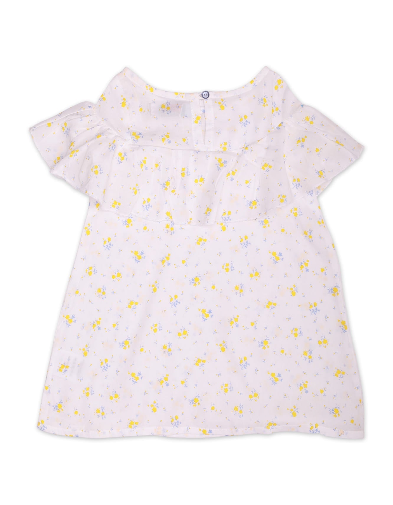 Zubaida's Flutter Sleeves Floral Dress - Zubaidas Officialâ„¢