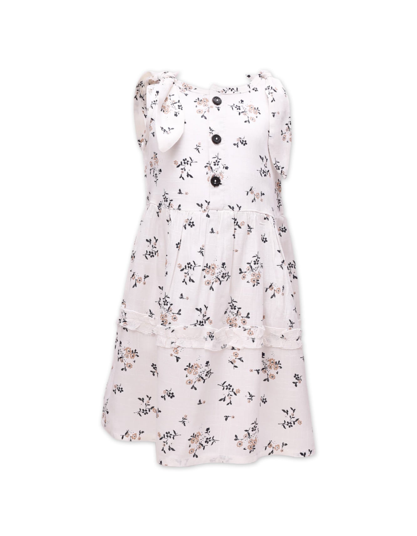 Zubaida's Floral Printed Sleeveless Dress - Zubaidas Officialâ„¢