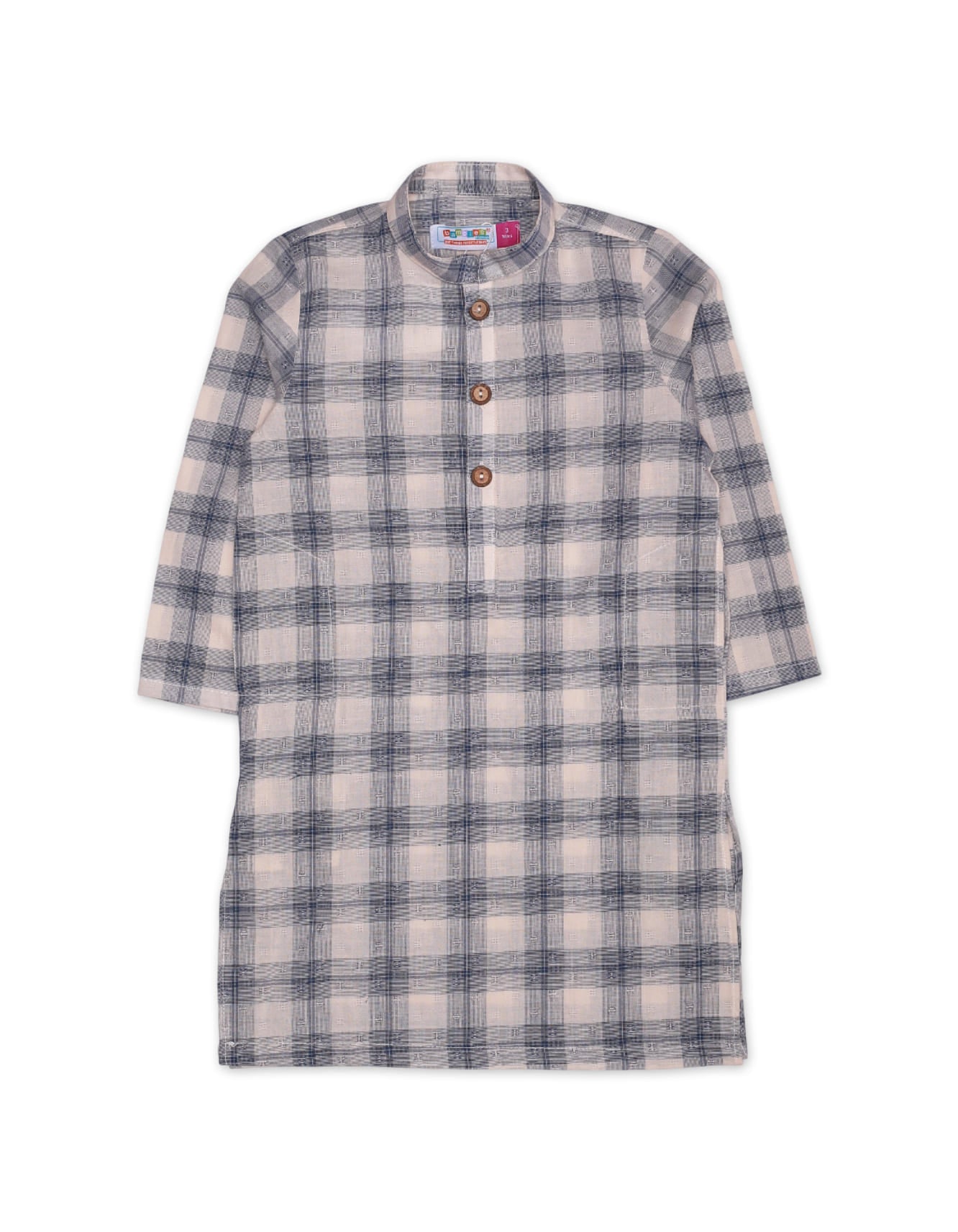 Zubaida's Gingham Check Kurta - Zubaidas Officialâ„¢