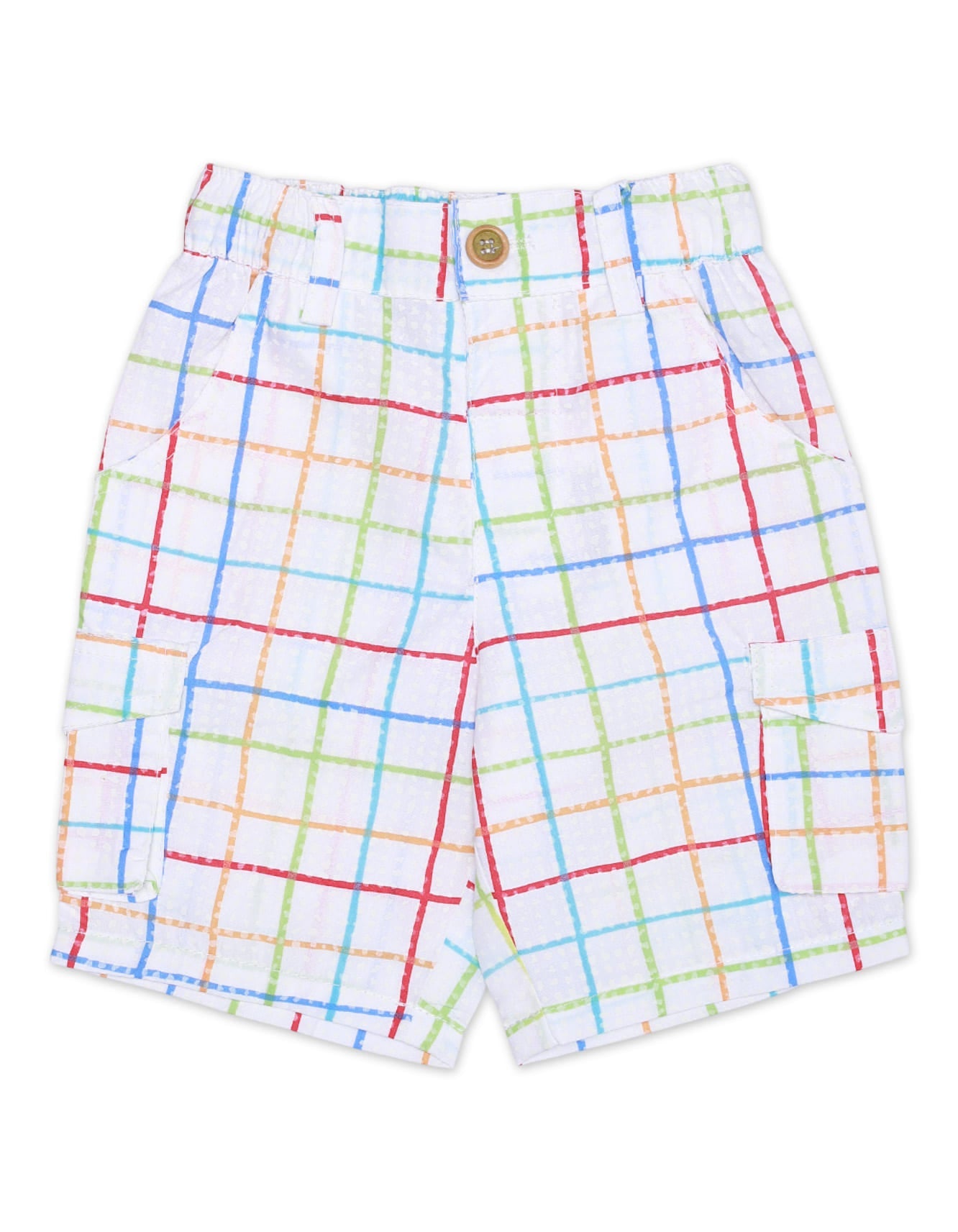 Zubaida's Breathable & Relaxed Plaid Cargo Shorts - Zubaidas Officialâ„¢