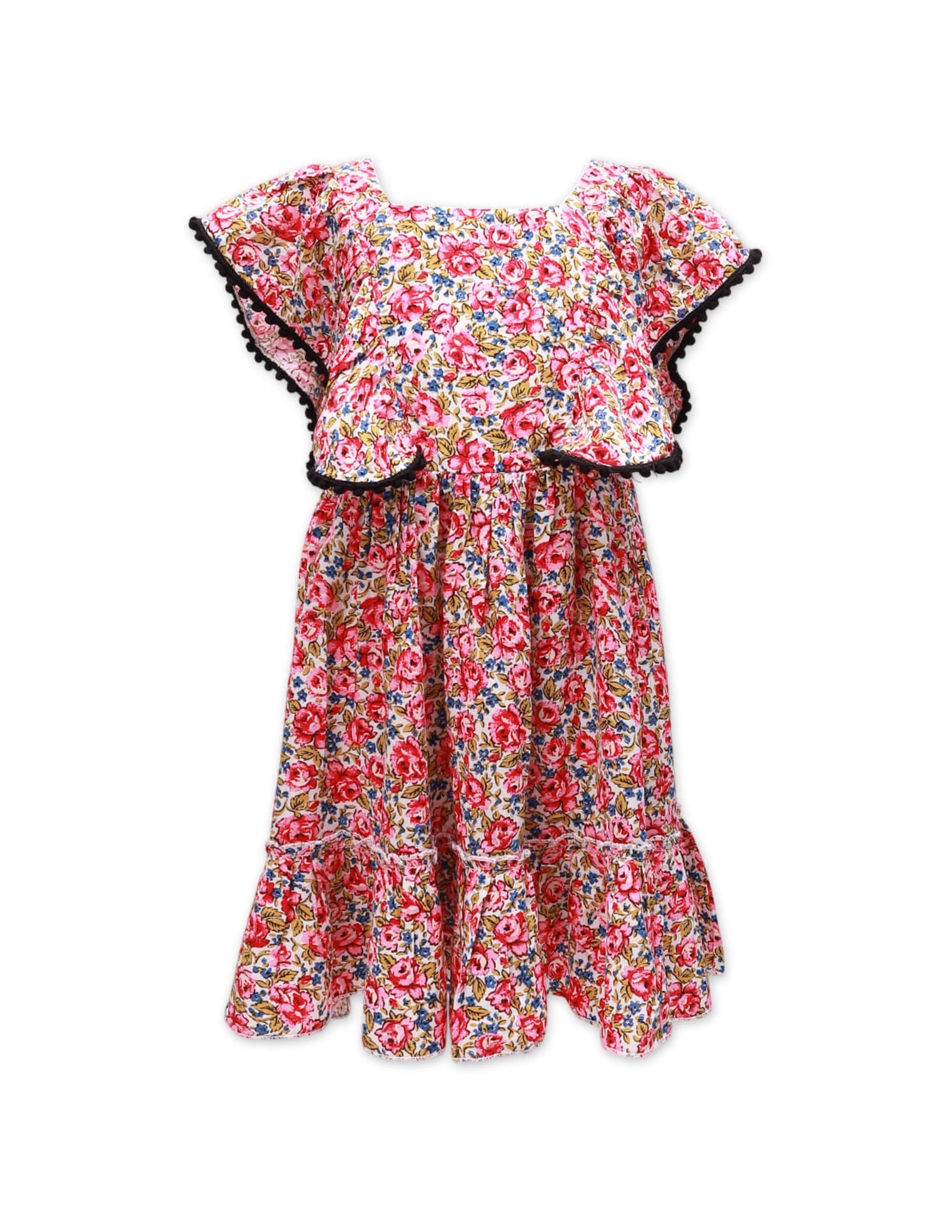 Zubaida's Floral Ruffle Dress - Zubaidas Officialâ„¢