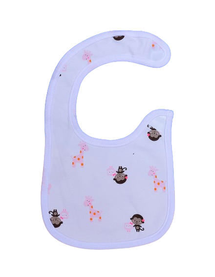 Zubaida's Bib White Giraffe Theme - Zubaidas Official™