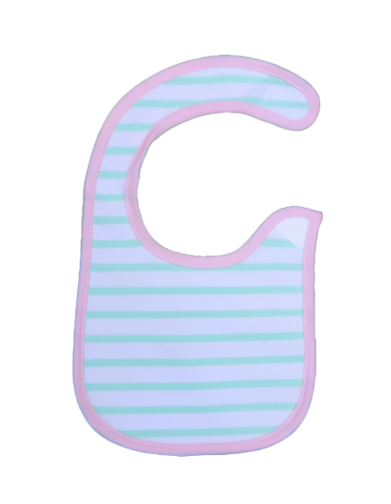 Zubaida's Bib White & Pink - Zubaidas Officialâ„¢