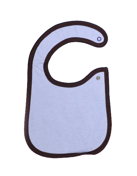 Zubaida's Bib Off White & Brown - Zubaidas Officialâ„¢