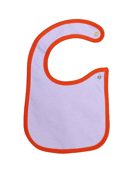 Zubaida's Bib Light Pink & Orange - Zubaidas Officialâ„¢