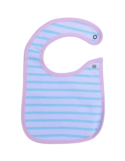 Zubaida's Bib White & Pink - Zubaidas Officialâ„¢