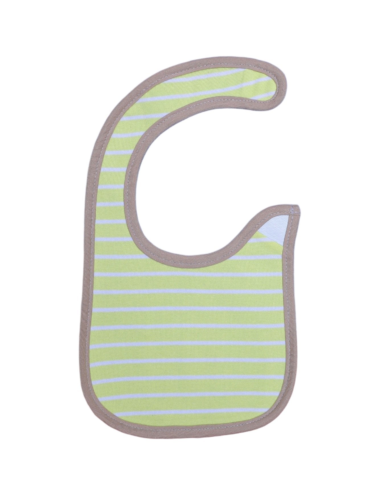 Zubaida's Bib Neon & Olive with White Stripes - Zubaidas Official™
