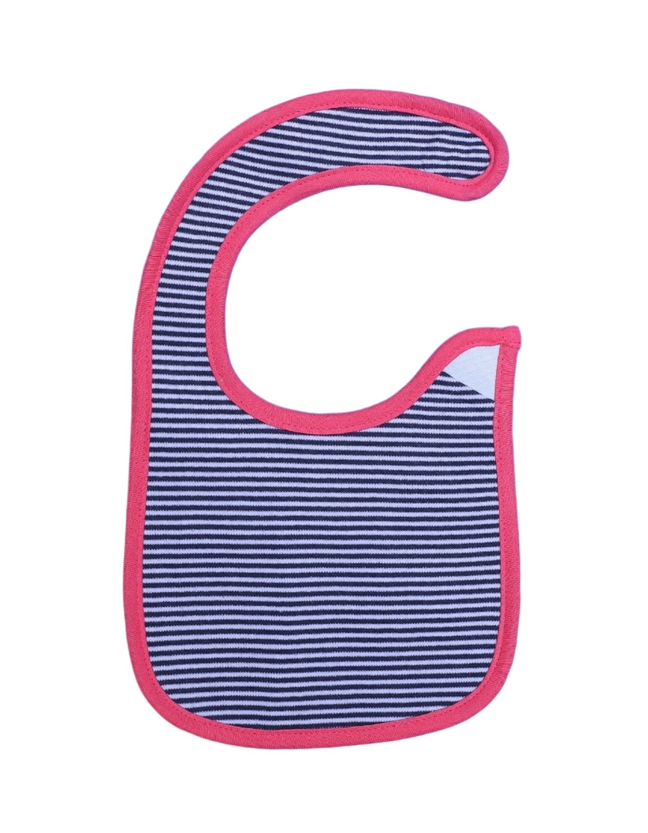 Zubaida's Bib White with Navy Stripes - Zubaidas Official™