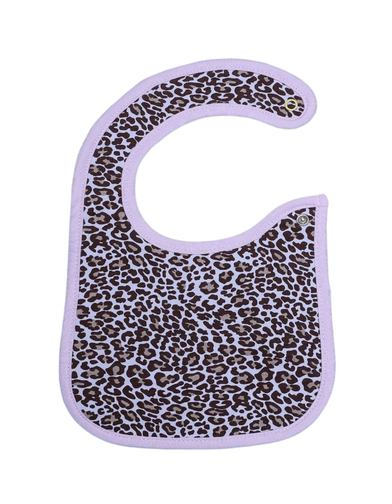 Zubaida's Bib Cheetah Print with Pink Border - Zubaidas Official™