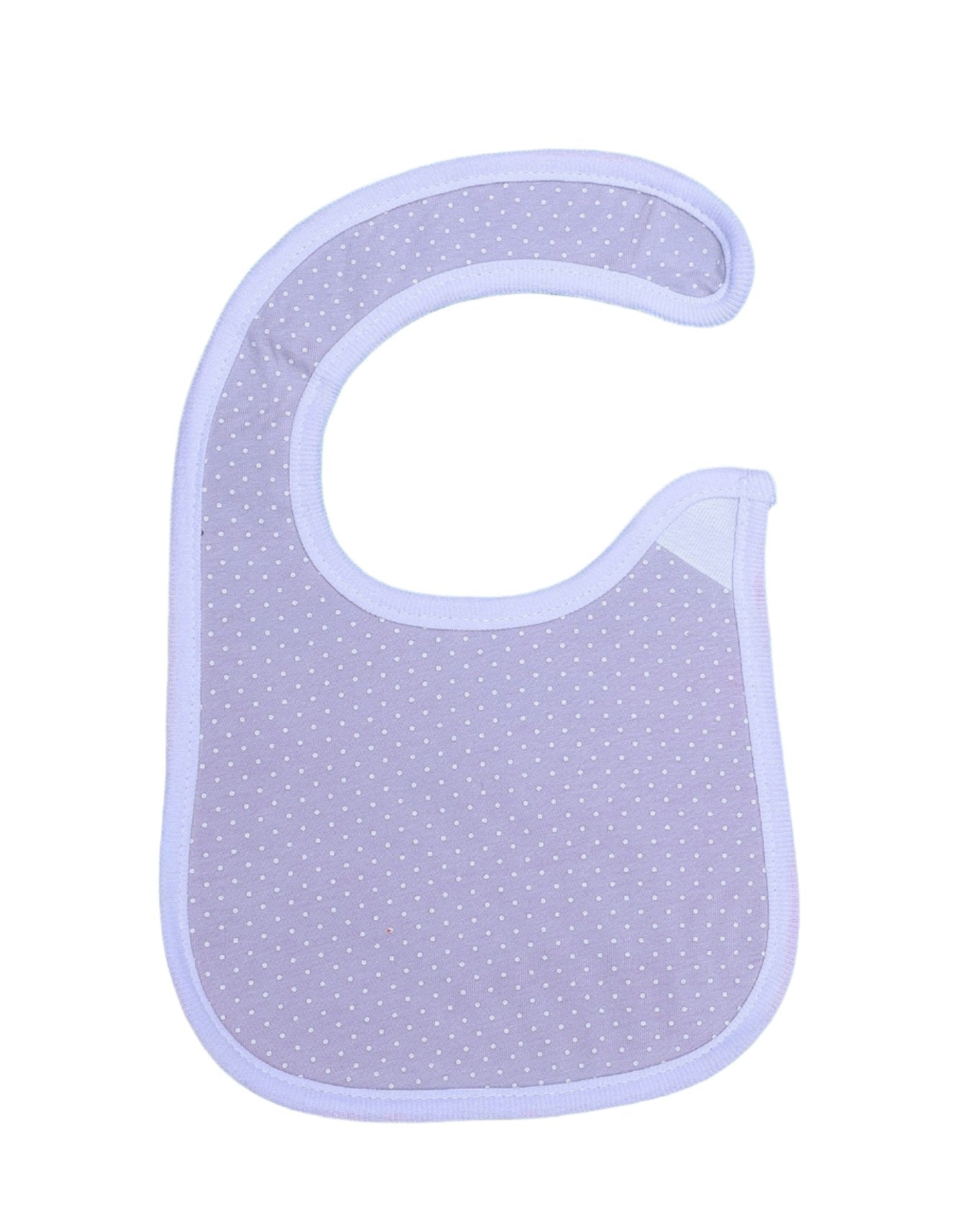 Zubaida's Bib Grey with White Polka Dot - Zubaidas Official™