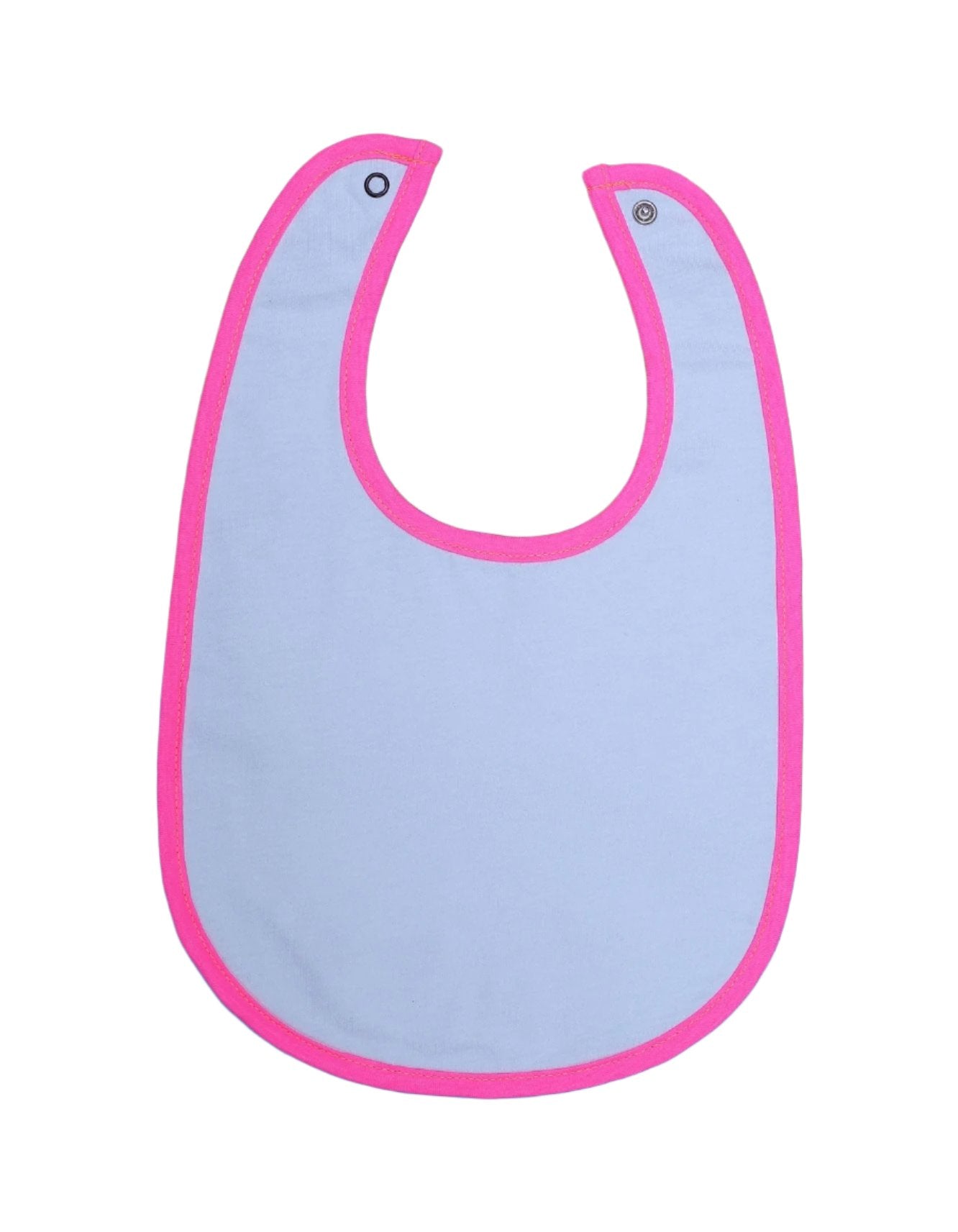 Zubaida's Bib Blue with Pink Border - Zubaidas Official™