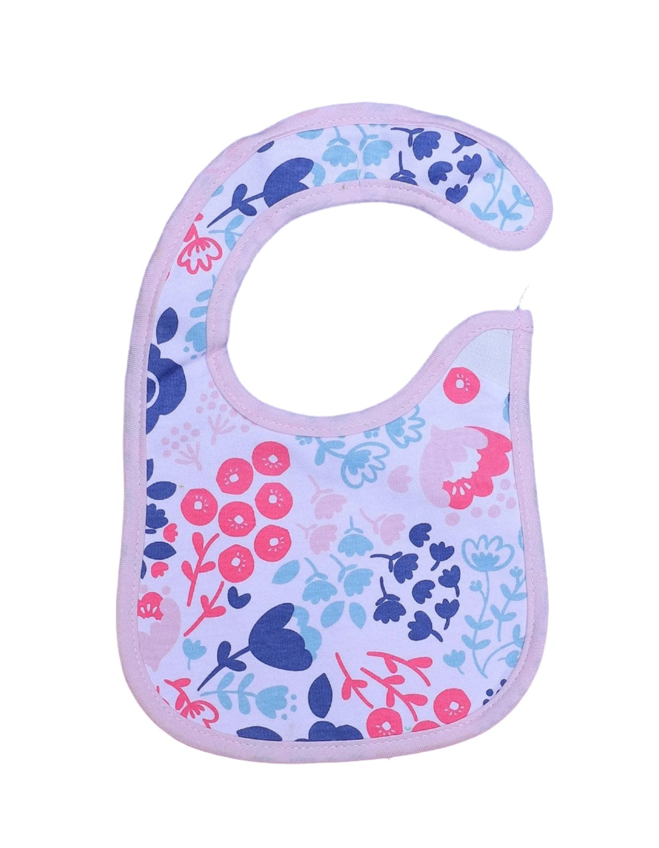 Zubaida's Bib Flower Pink Border - Zubaidas Official™