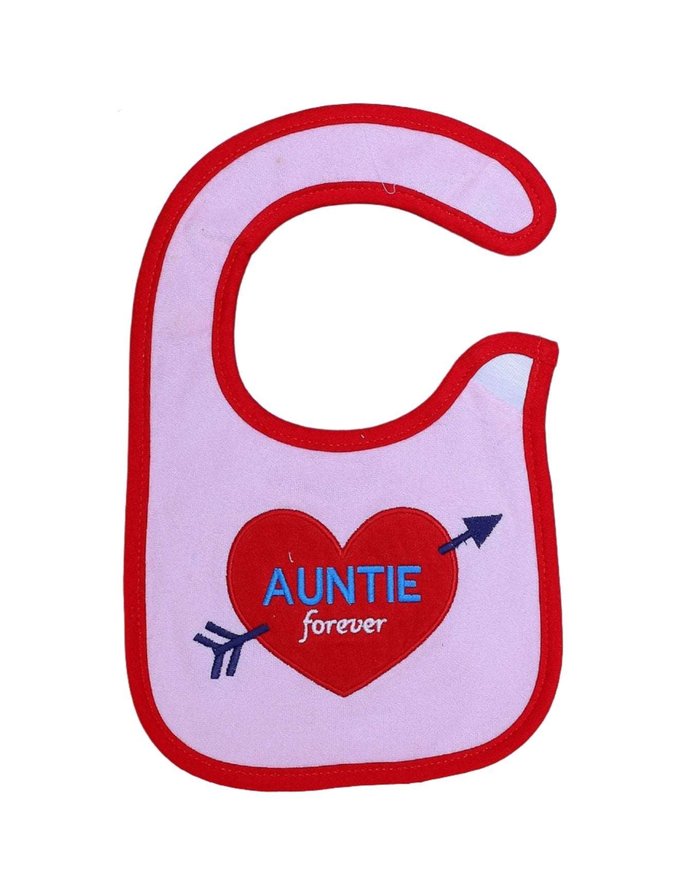 Zubaida's Bib Pink & Red - Auntie Forever - Zubaidas Official™