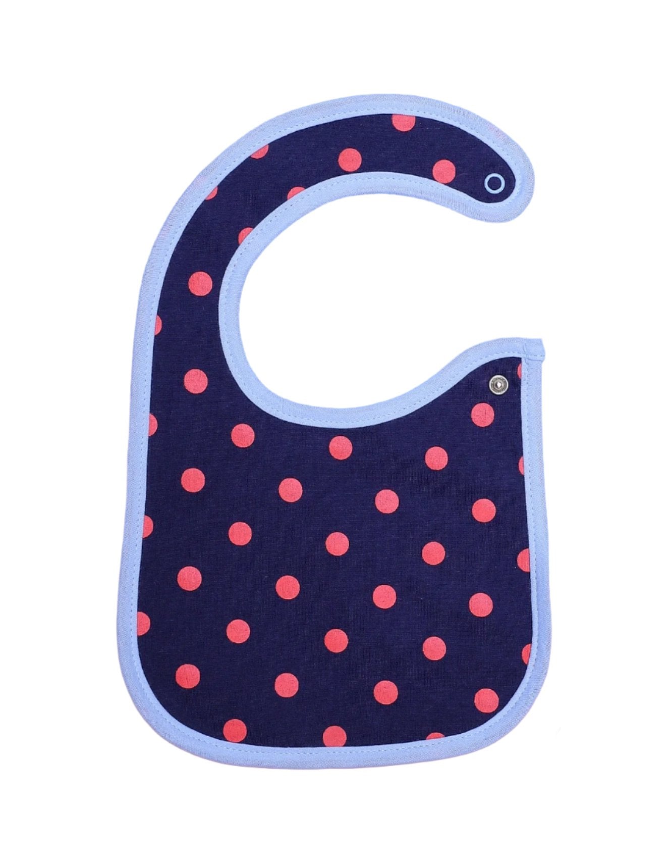 Zubaida's Bib Navy Blue & Light Blue with Polka Dots - Zubaidas Official™
