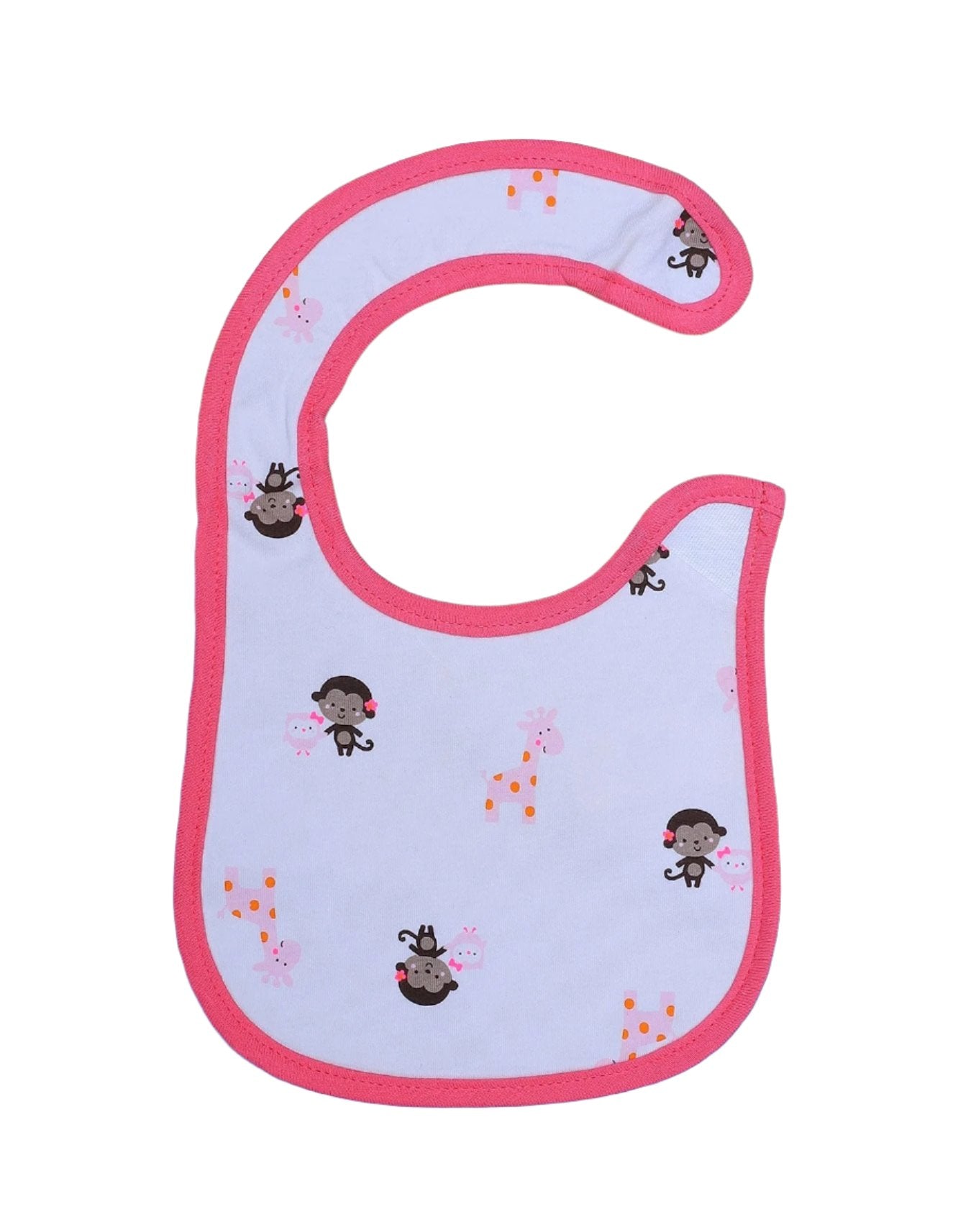 Zubaida's Bib White & Blue with Animals Theme - Zubaidas Official™