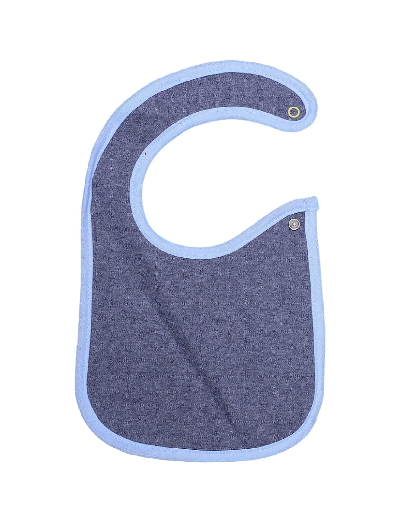 Zubaida's Bib Navy Blue with Purple Border - Zubaidas Official™