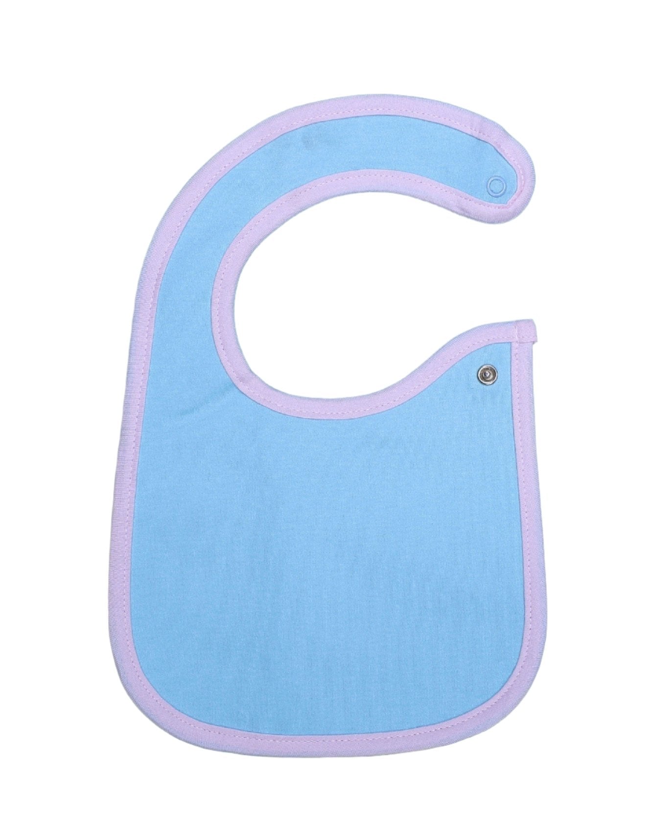 Zubaida's Bib Blue with Purple Border - Zubaidas Official™