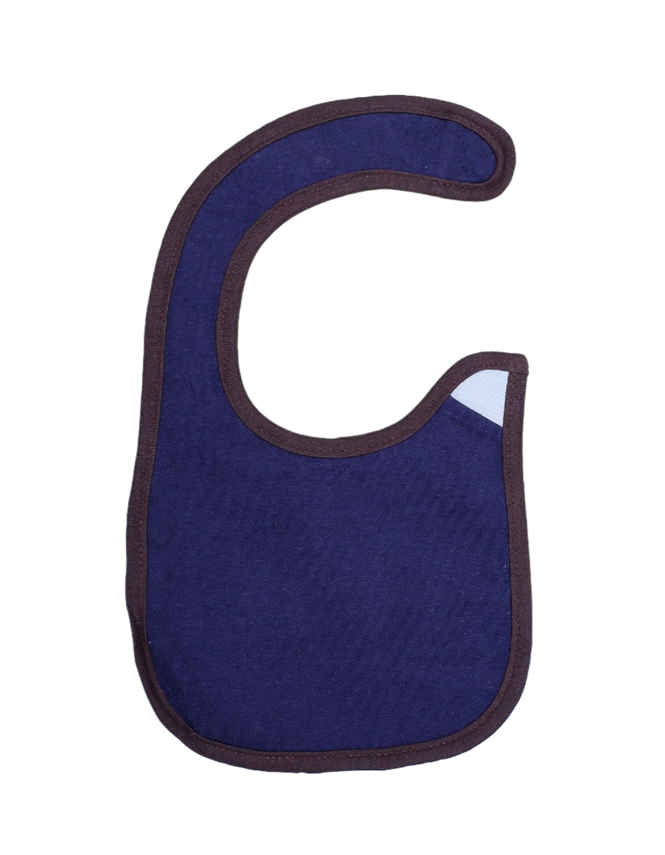 Zubaida's Bib Navy Blue & Brown - Zubaidas Official™