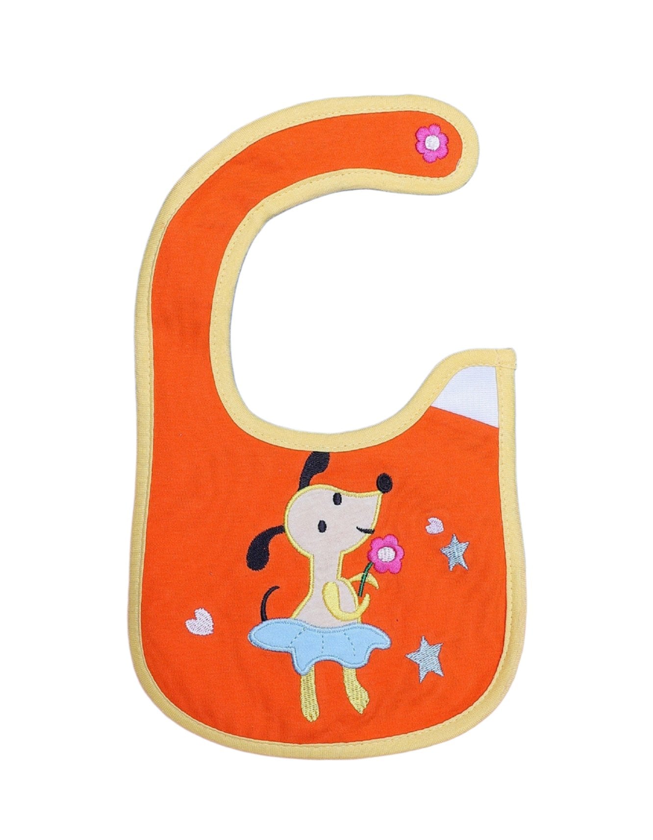 Zubaida's Bib Orange with Yelllow Border - Zubaidas Official™
