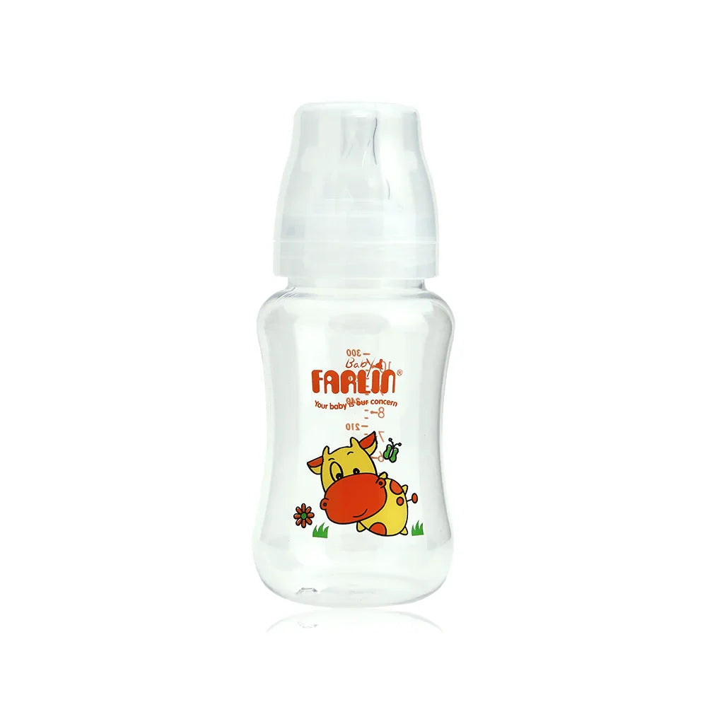 Zubaida's Farlin Wide Neck Feeding Bottle 300CC Orange - NF-805 - Zubaidas Official™