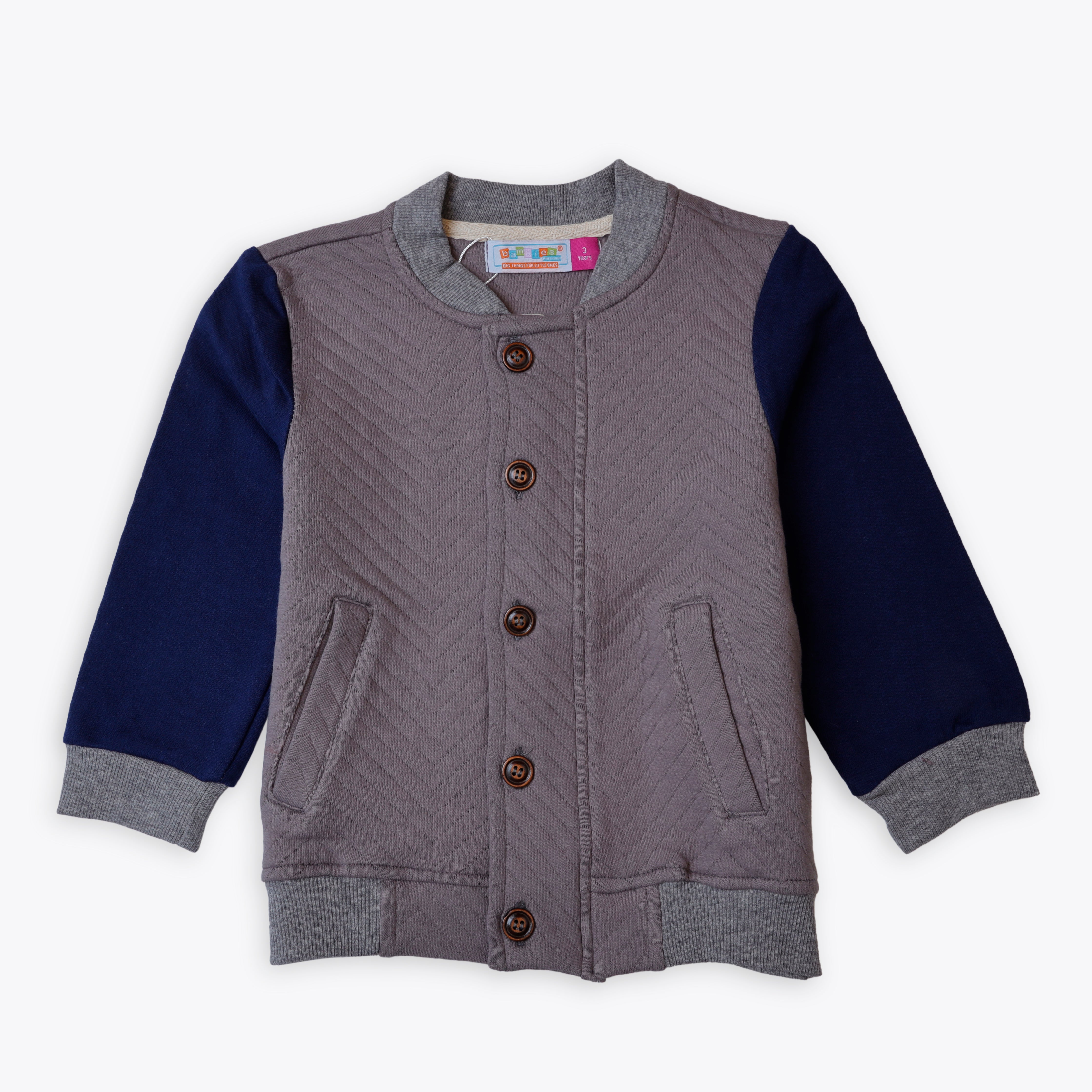 Jacket Baseball Style Grey