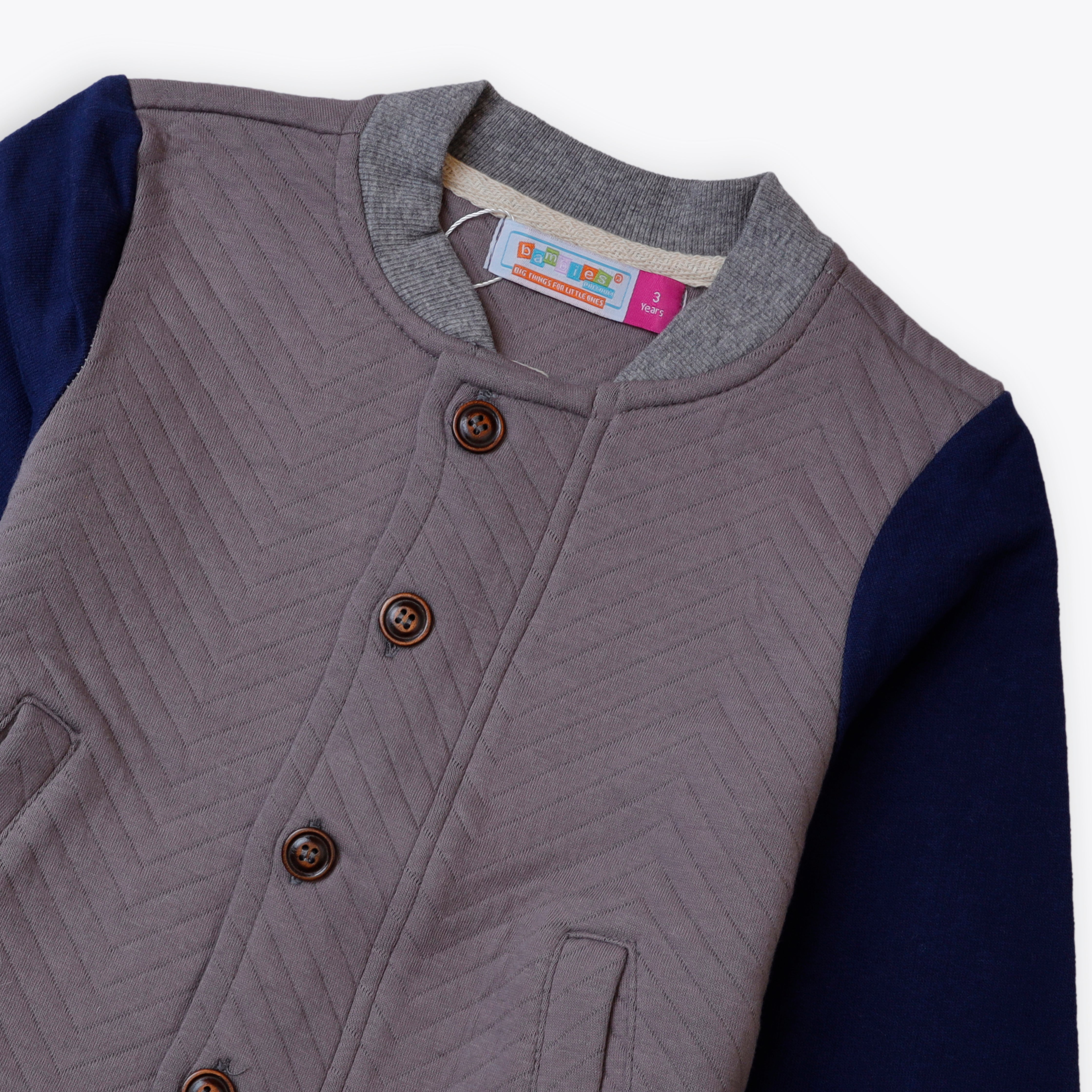 Jacket Baseball Style Grey