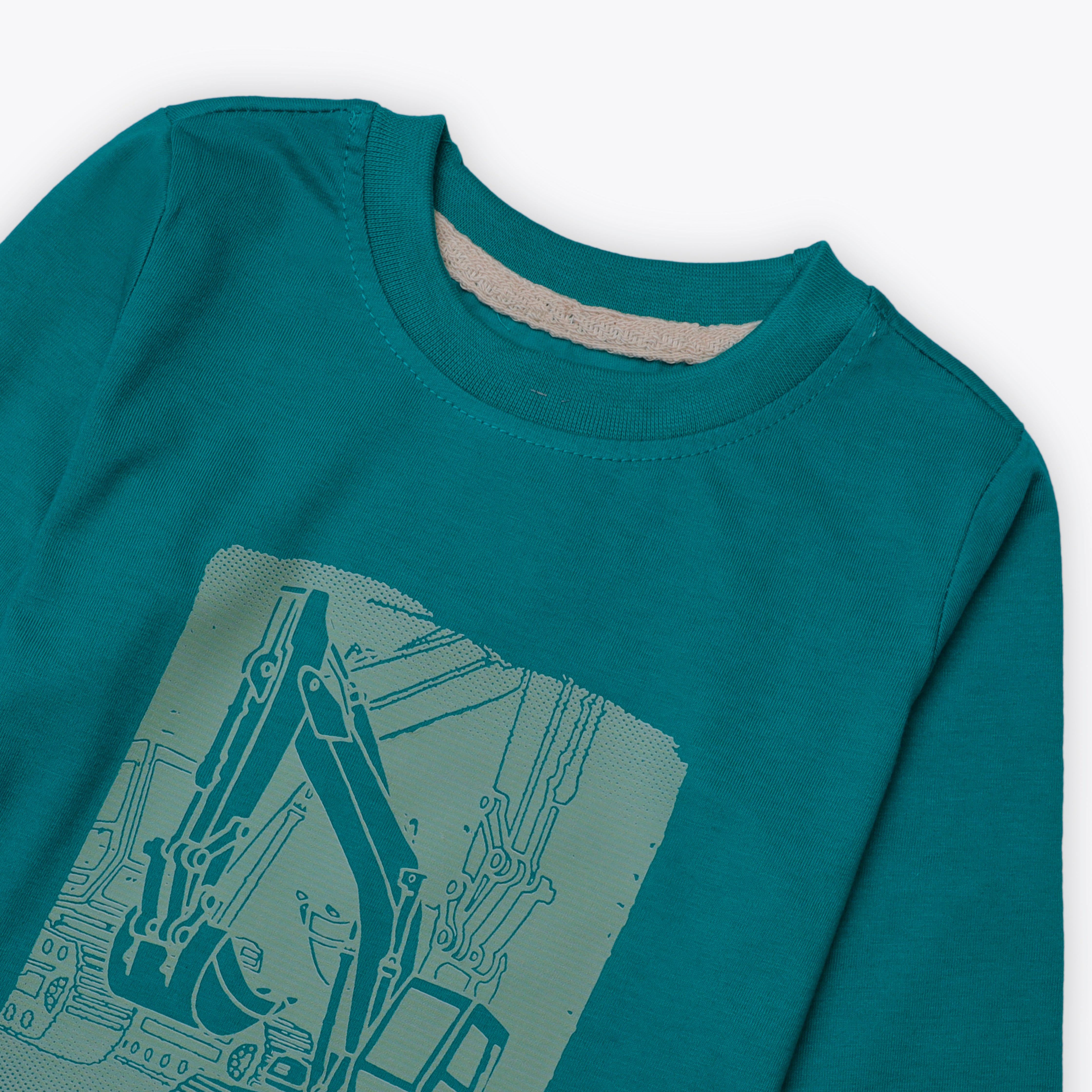 T Shirt Fullsleeves Dark Green