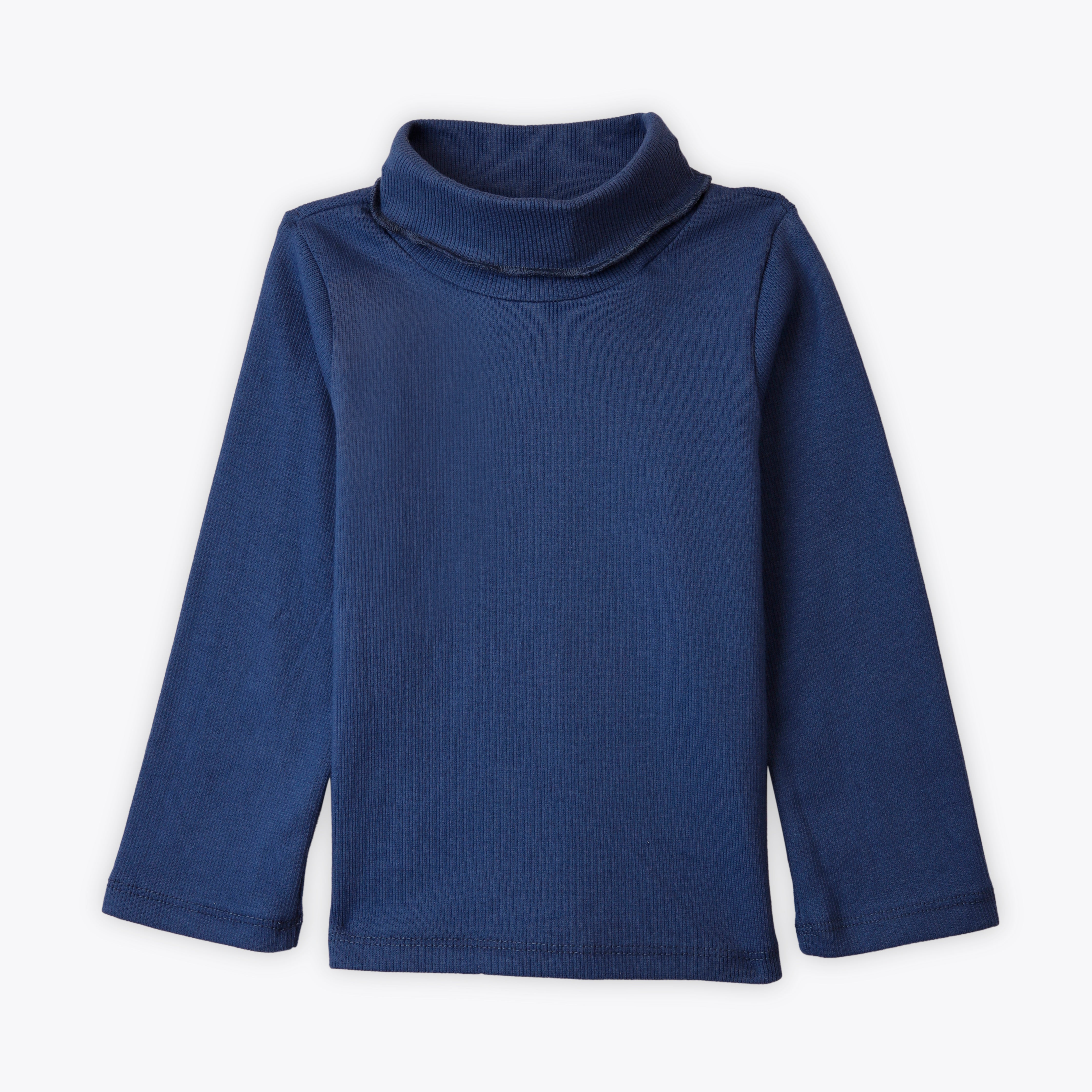 Sweatshirt Turtle Neck Navy