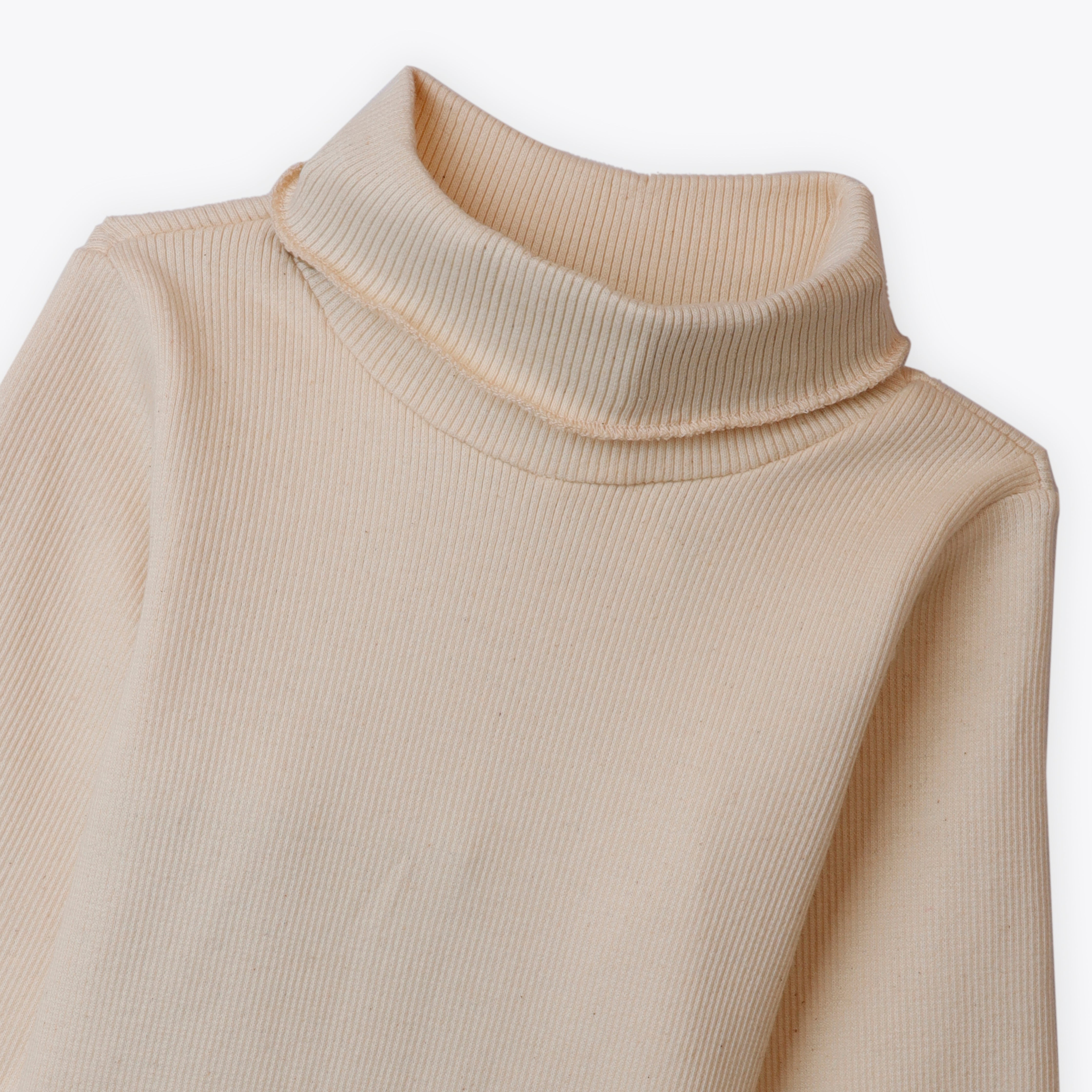 Sweatshirt Turtle Neck Yellow