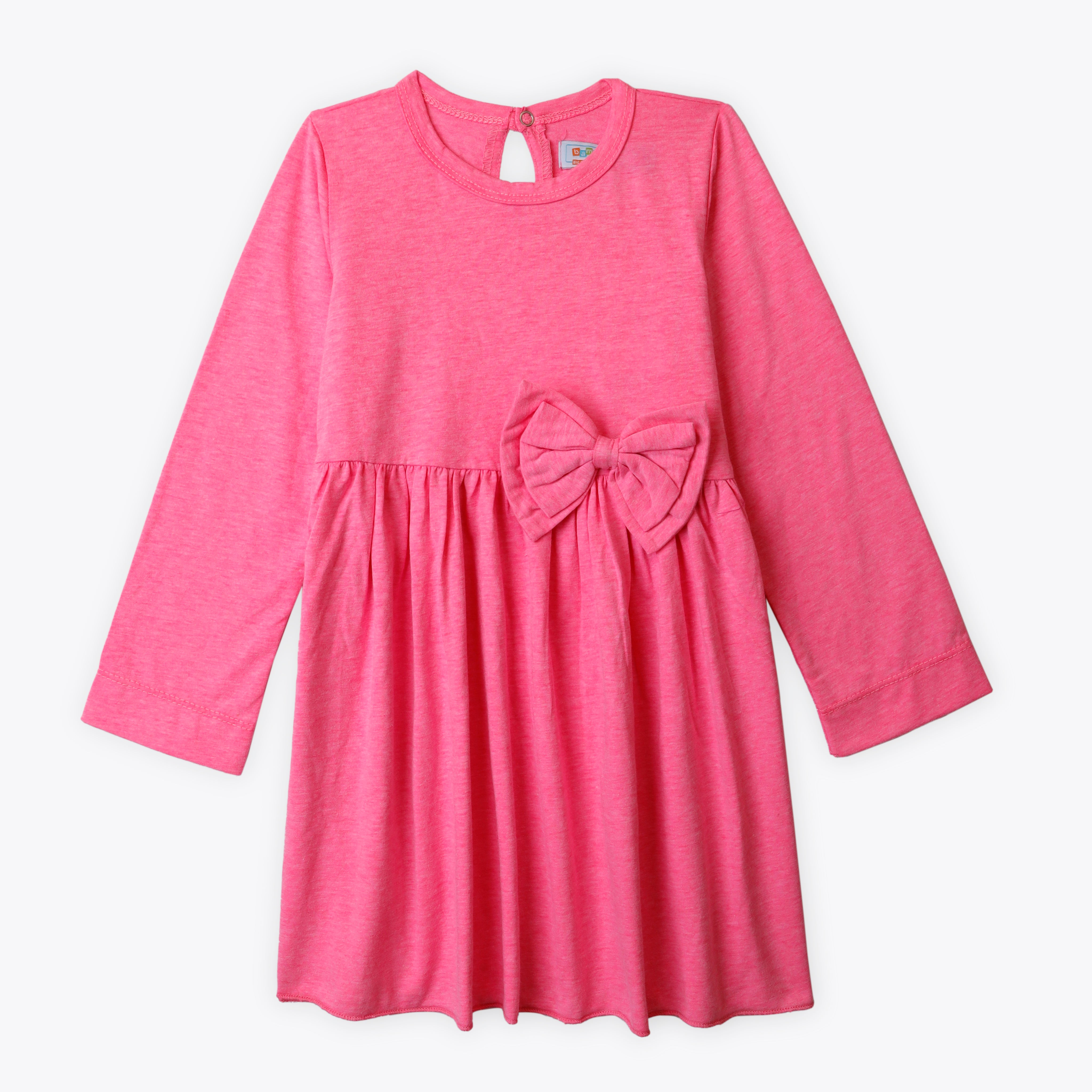 Frock Full Sleeves Front Bow