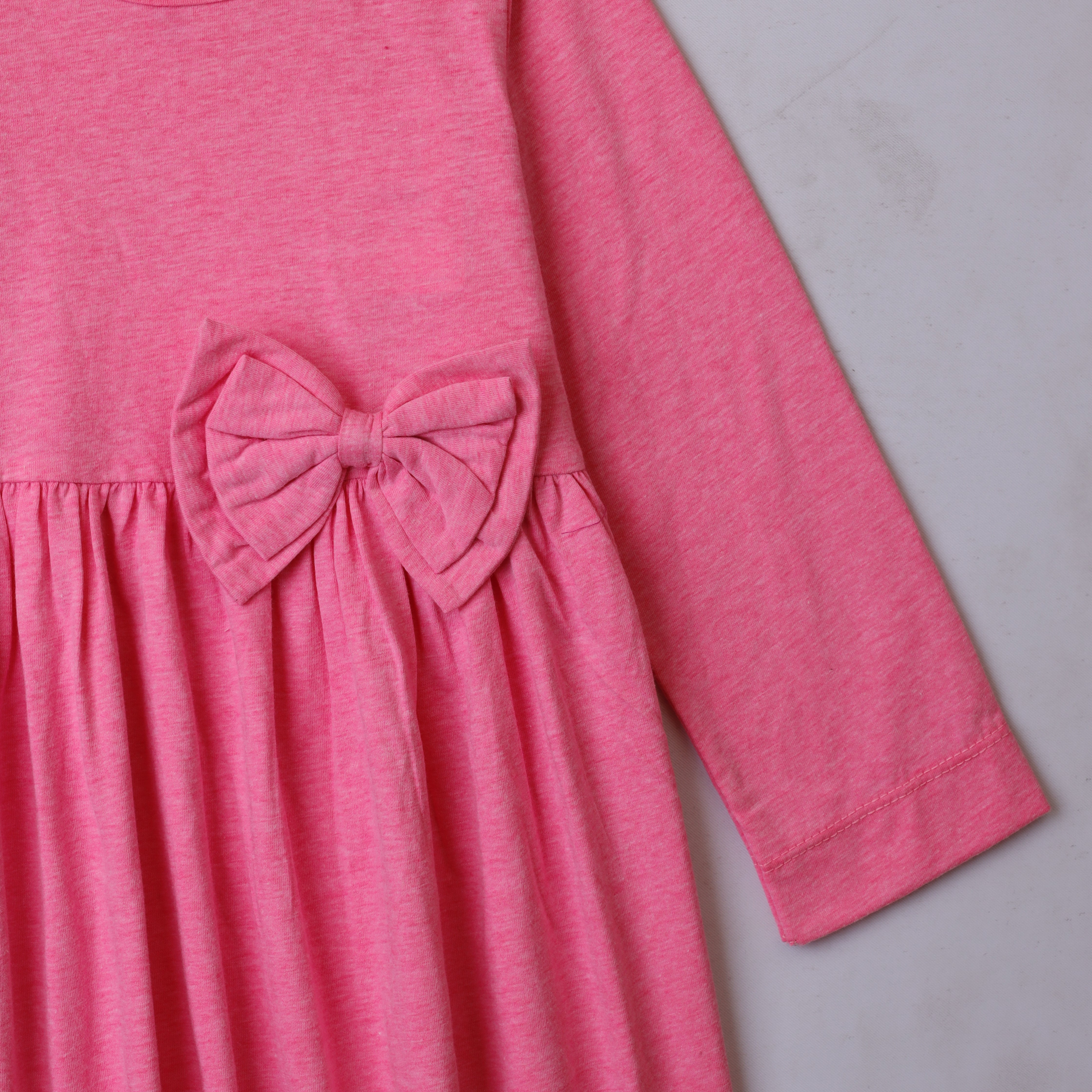 Frock Full Sleeves Front Bow