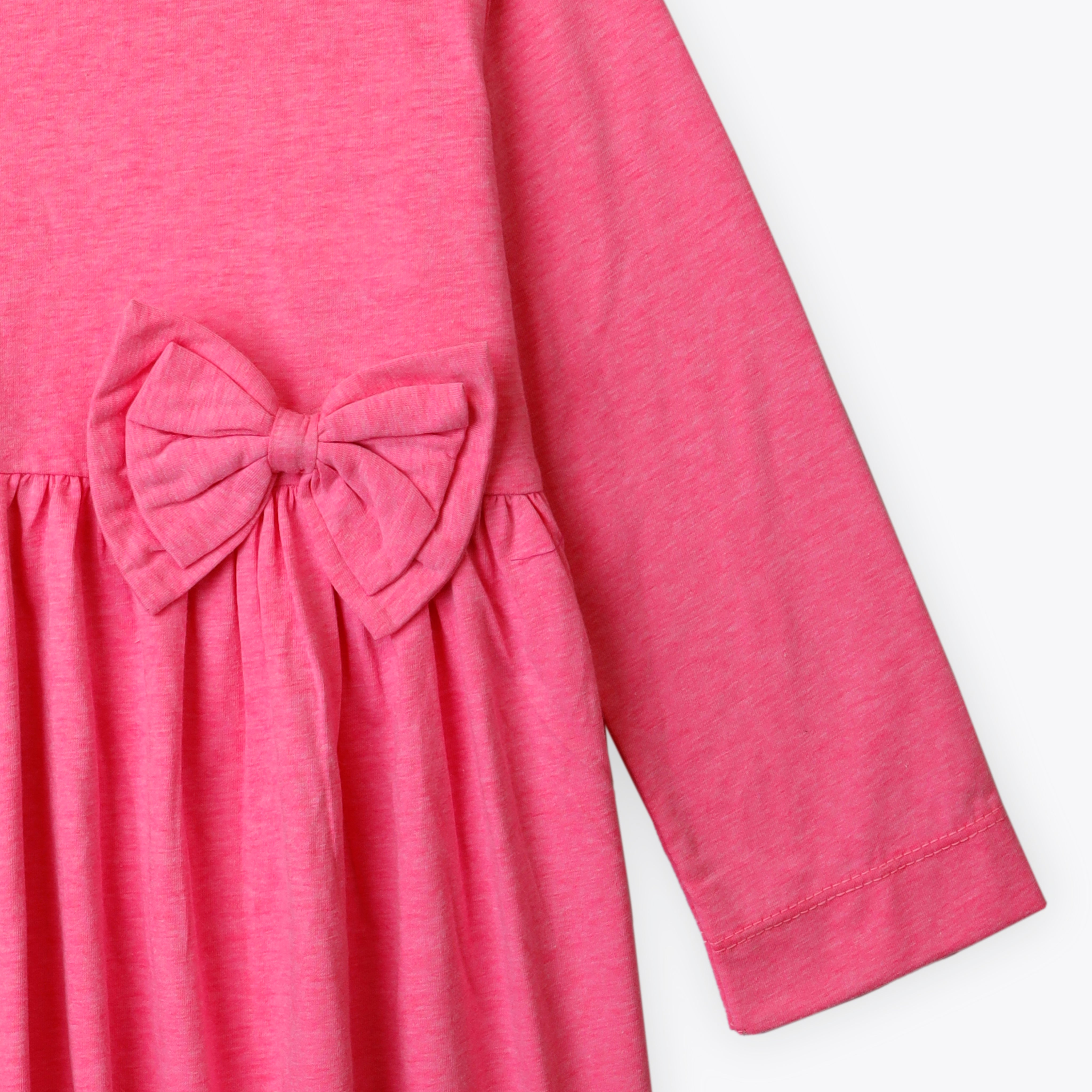 Frock Full Sleeves Front Bow