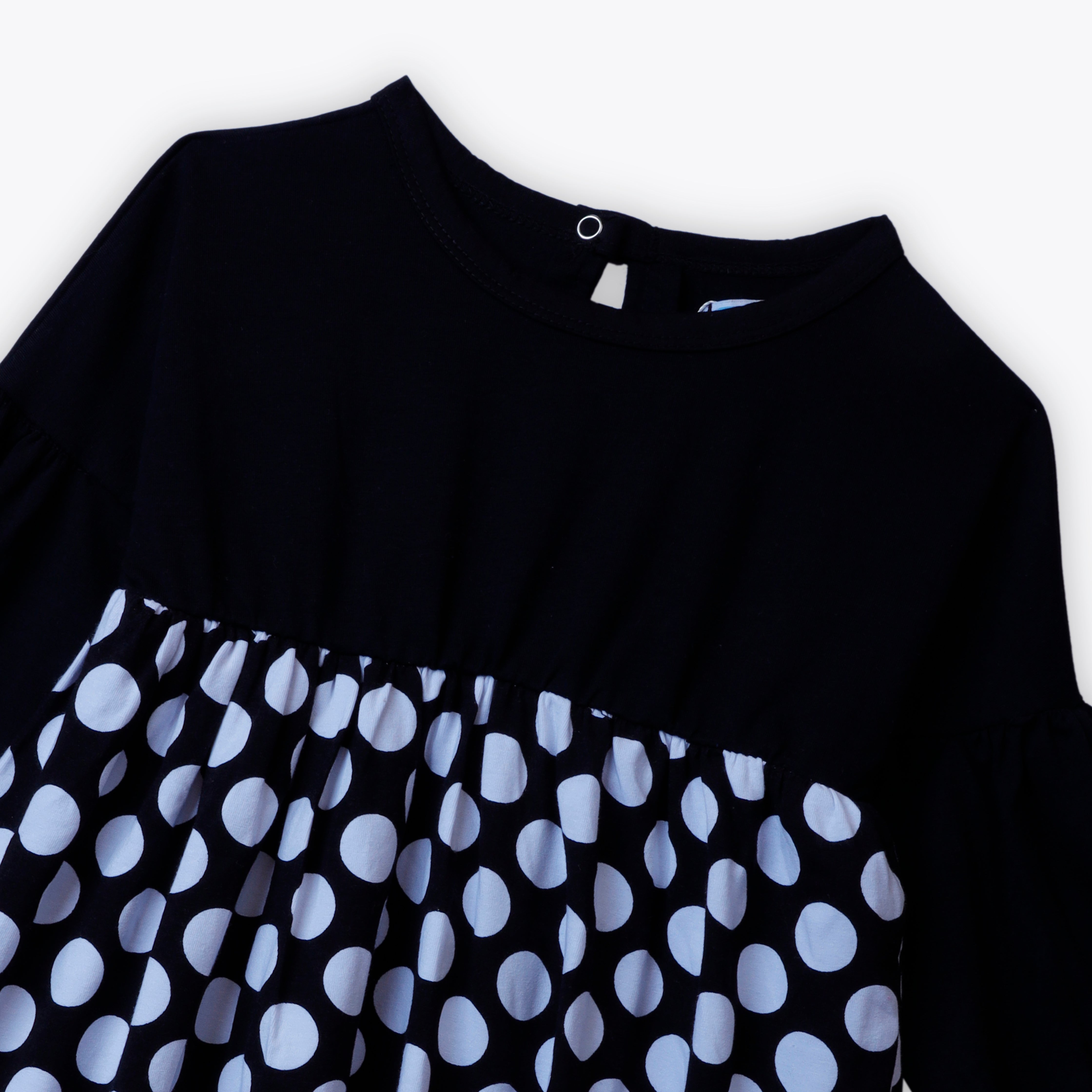 Frock Flair Black Polka