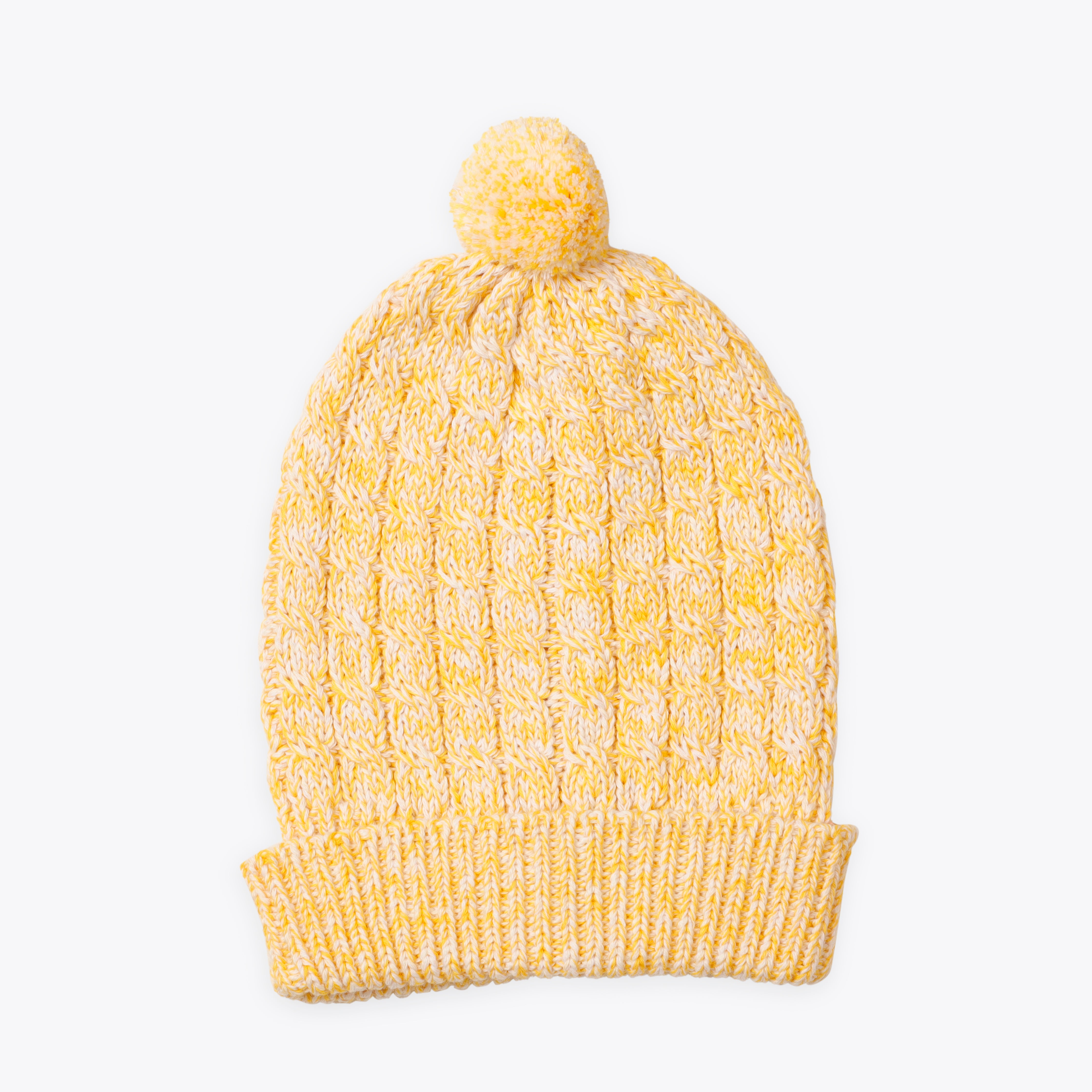 Caps Woolen Tea Yellow